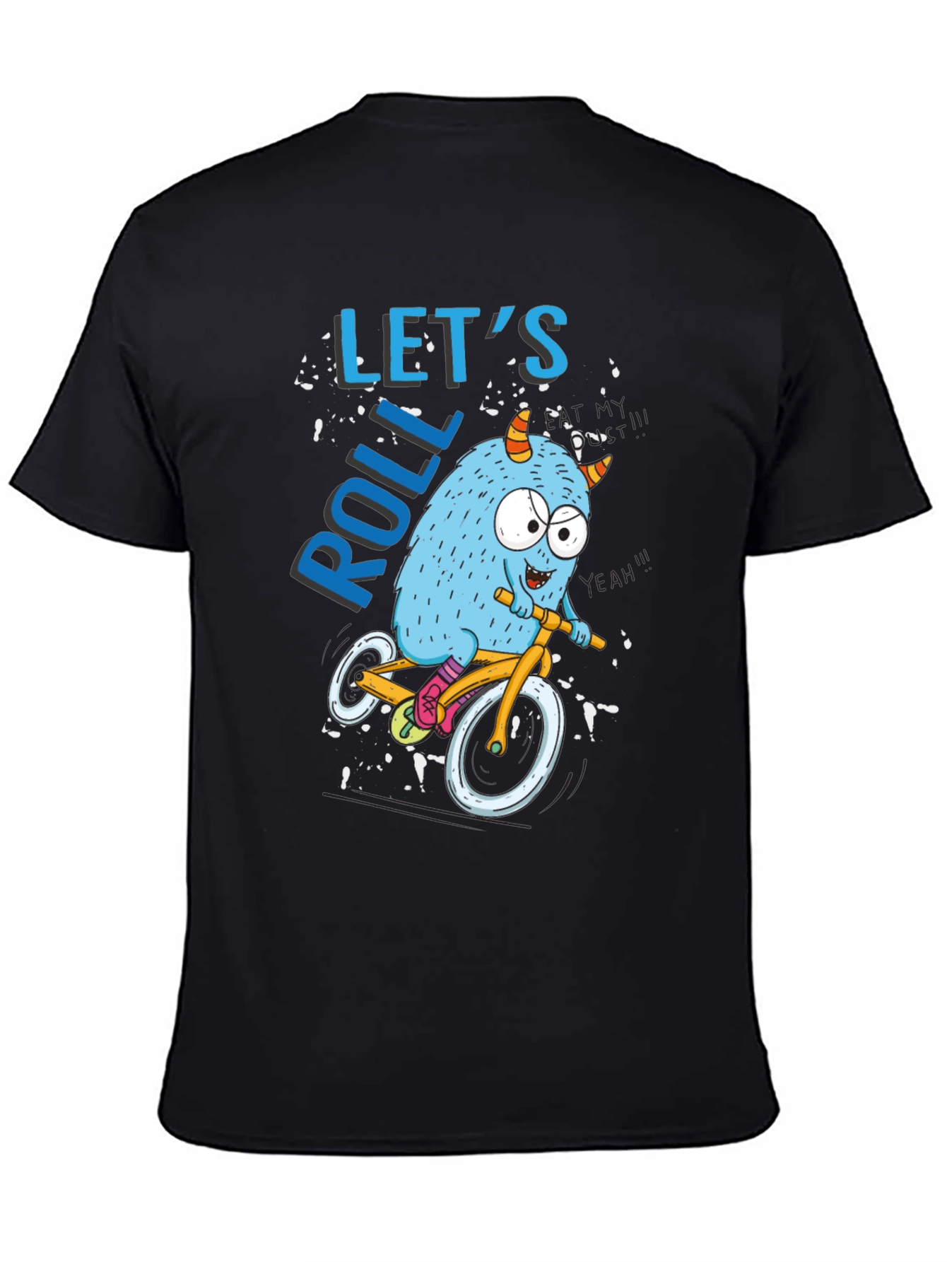 Monster Bike Ride Graphic Tee - Lets Roll!