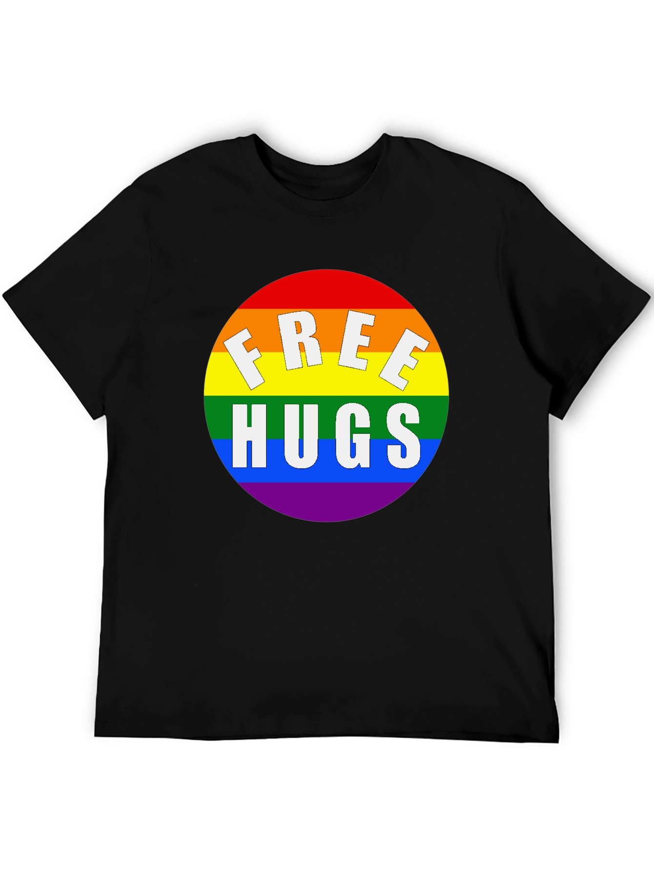 Free Hugs Rainbow Pride T-Shirt