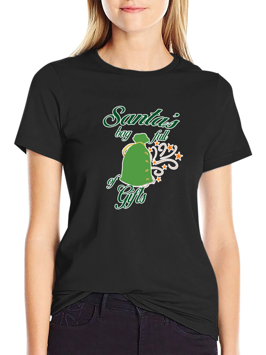 Santas Bag Full of Gifts Graphic T-Shirt