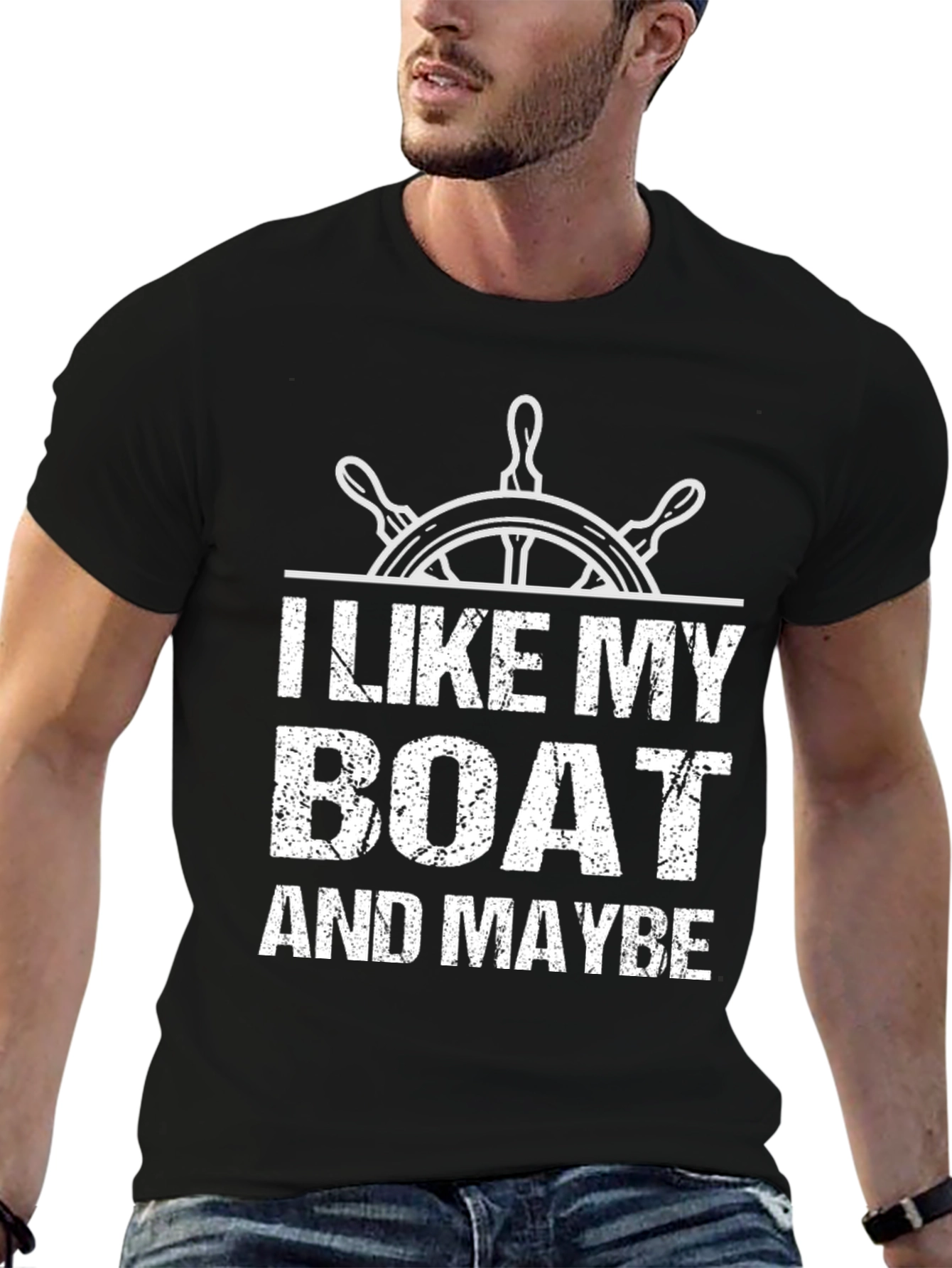 I Like My Boat & Maybe Three People T-Shirt