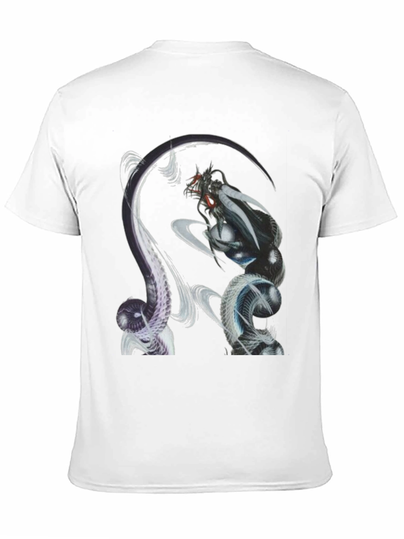 Fantasy Creature Graphic Tee - Mens Black T-Shirt