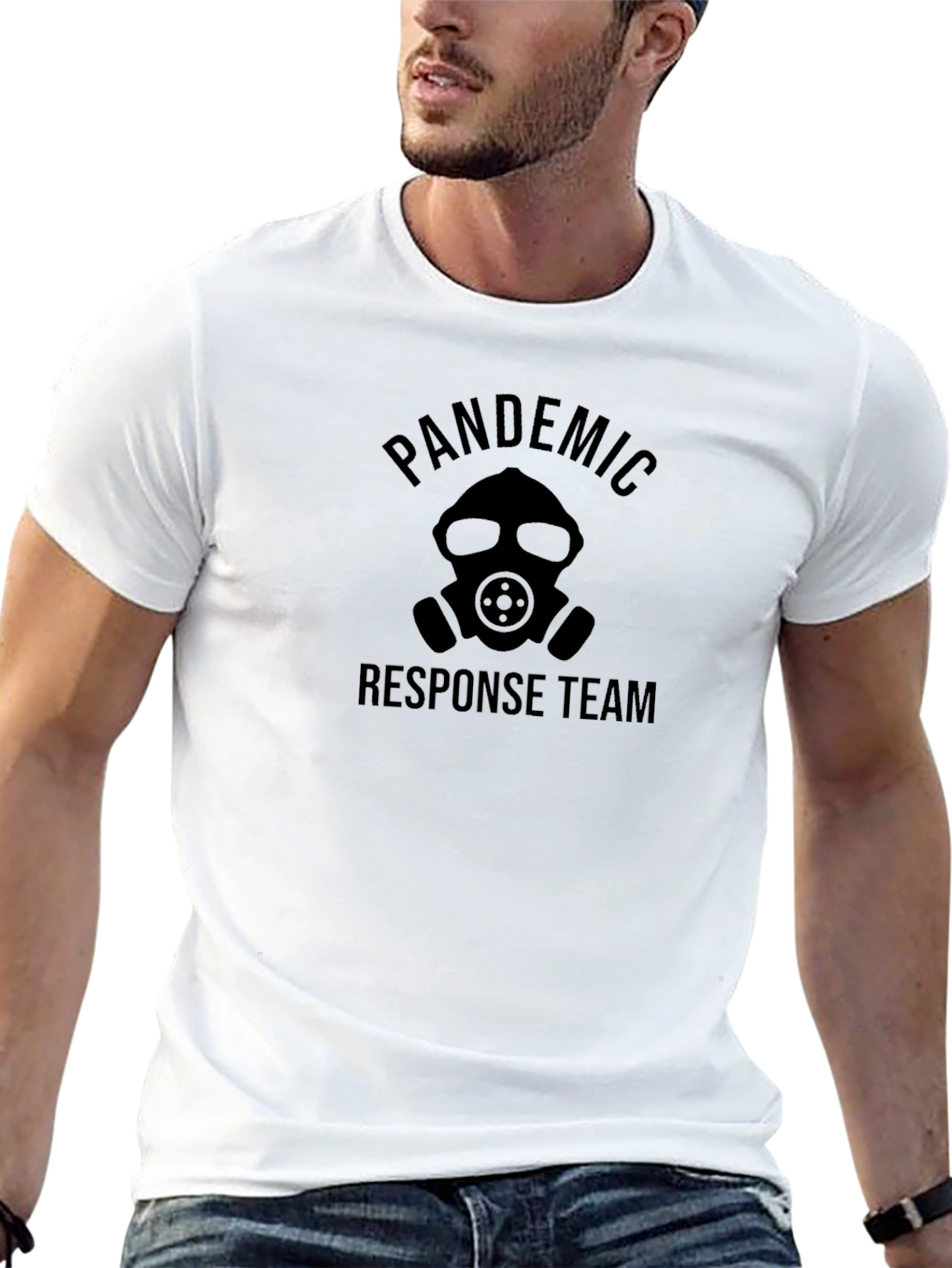 Pandemic Response Team T-Shirt - Gas Mask Graphic