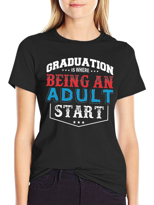 Graduation Adult Start T-Shirt - Stylish & Comfortable