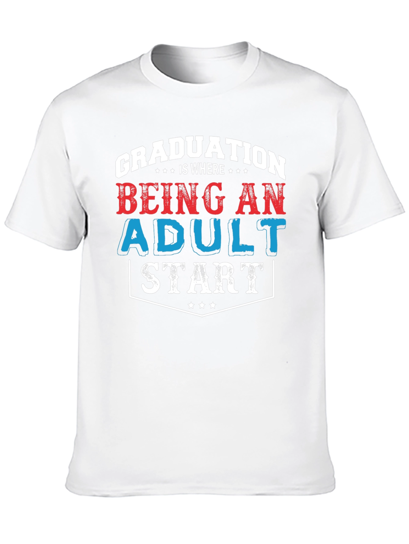 Graduation Adult Start T-Shirt - Stylish & Comfortable