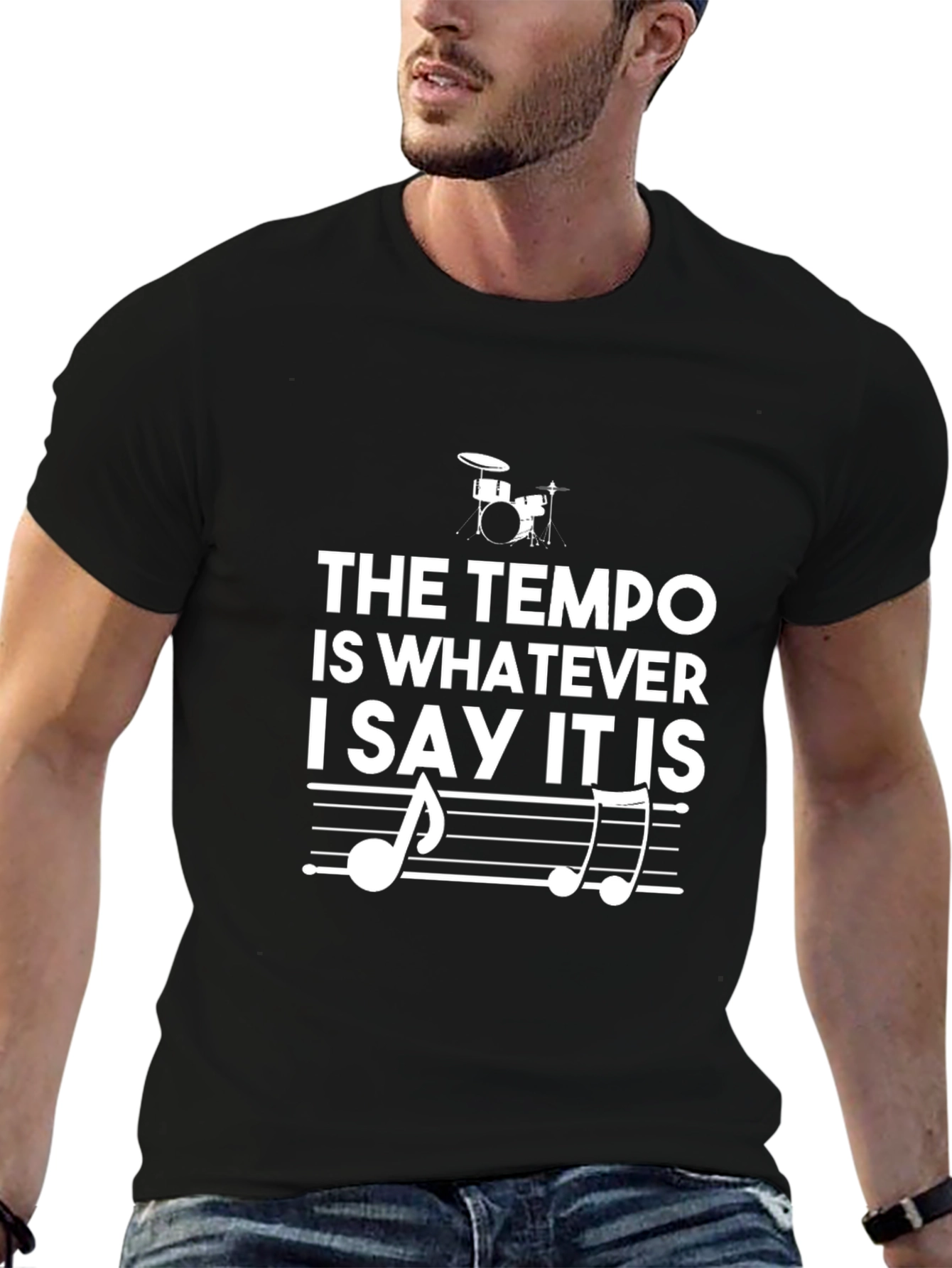 Tempo Drummer Music T-Shirt
