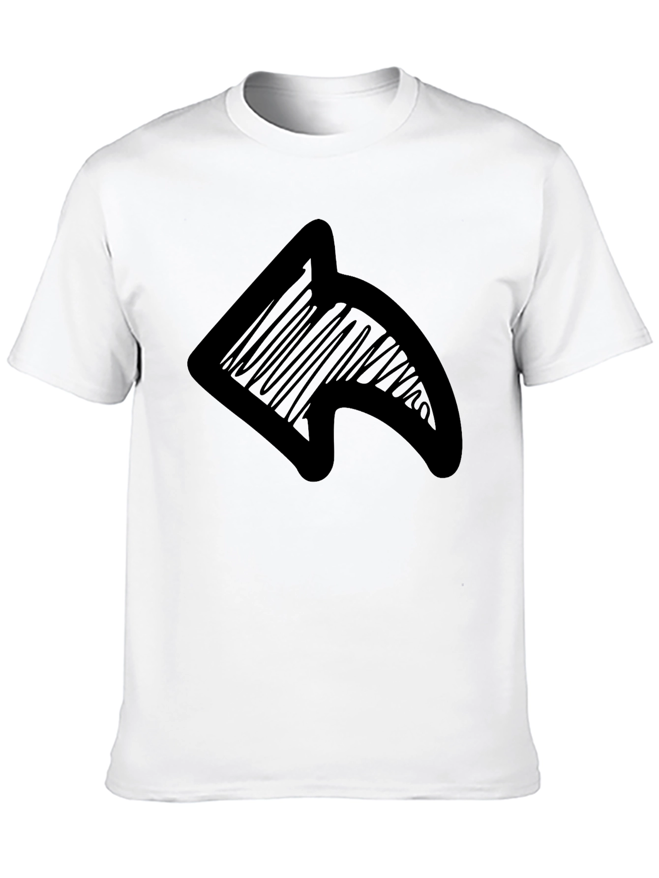 Share Icon Graphic Black T-Shirt