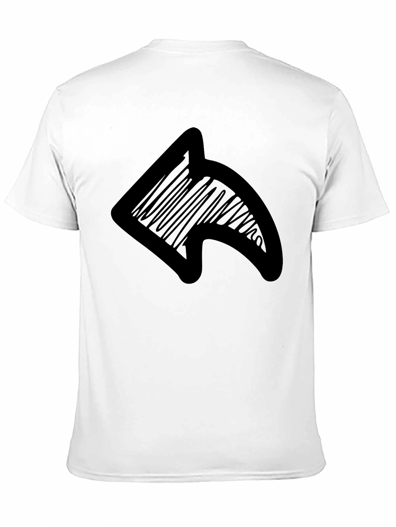 Share Icon Graphic Black T-Shirt