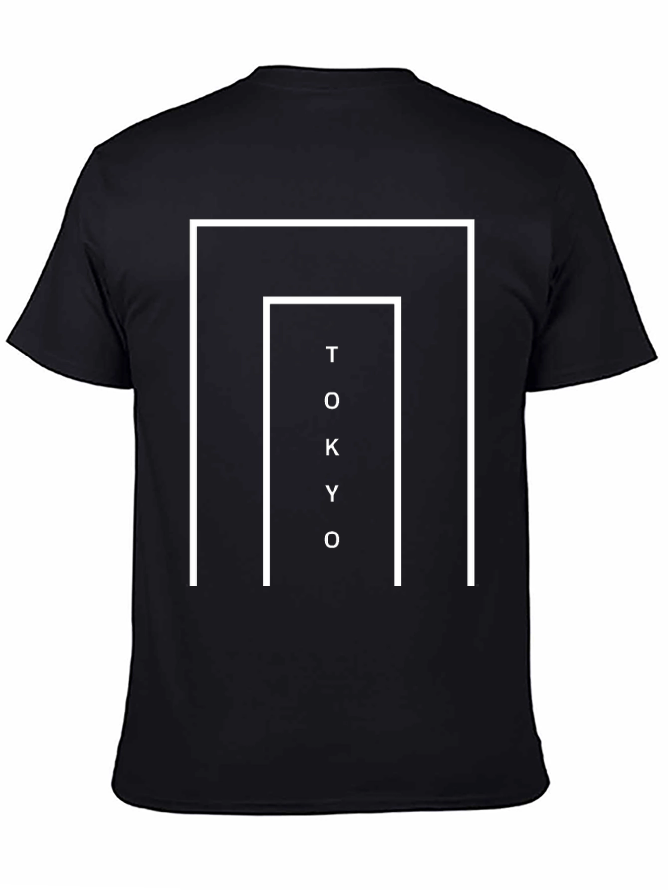 Tokyo Graphic Tee - Modern Black T-Shirt