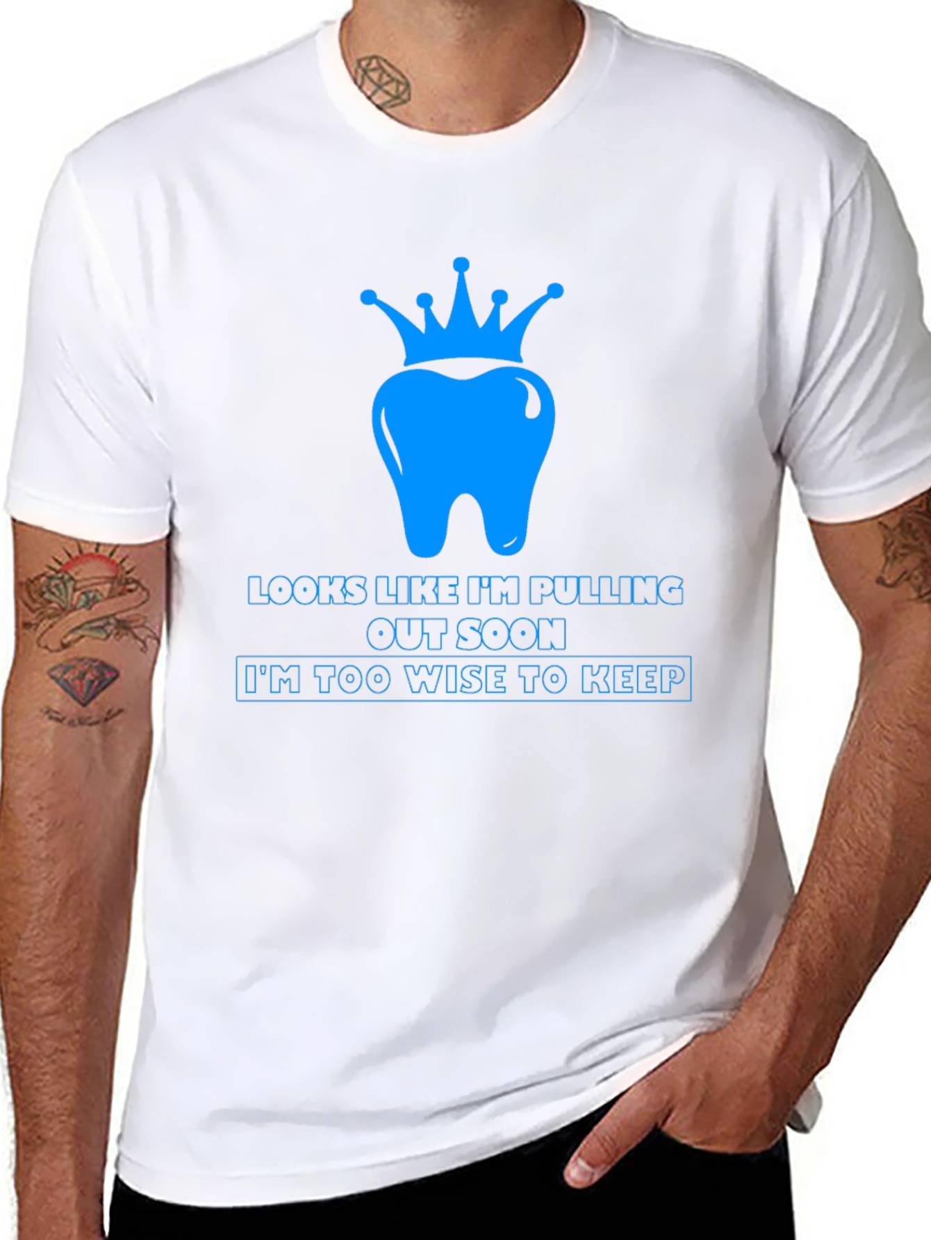 Wisdom Tooth Crown T-Shirt - Funny Dental Tee