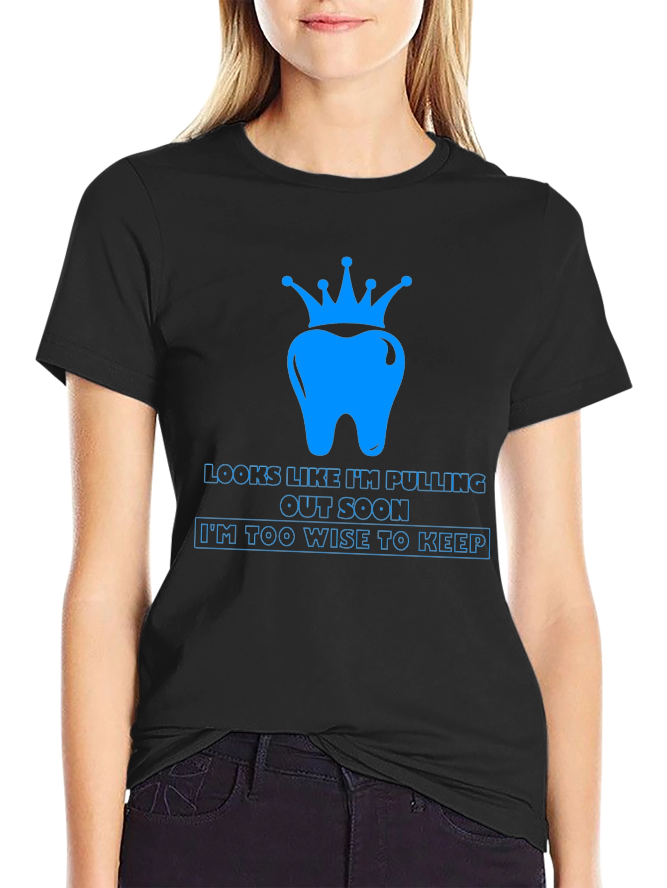 Wisdom Tooth Crown T-Shirt - Funny Dental Tee