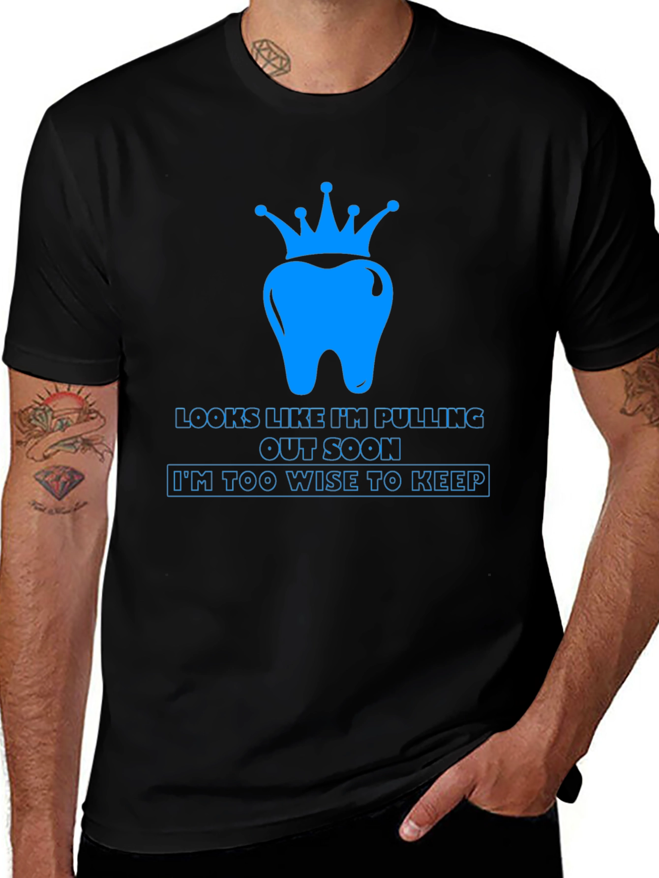 Wisdom Tooth Crown T-Shirt - Funny Dental Tee