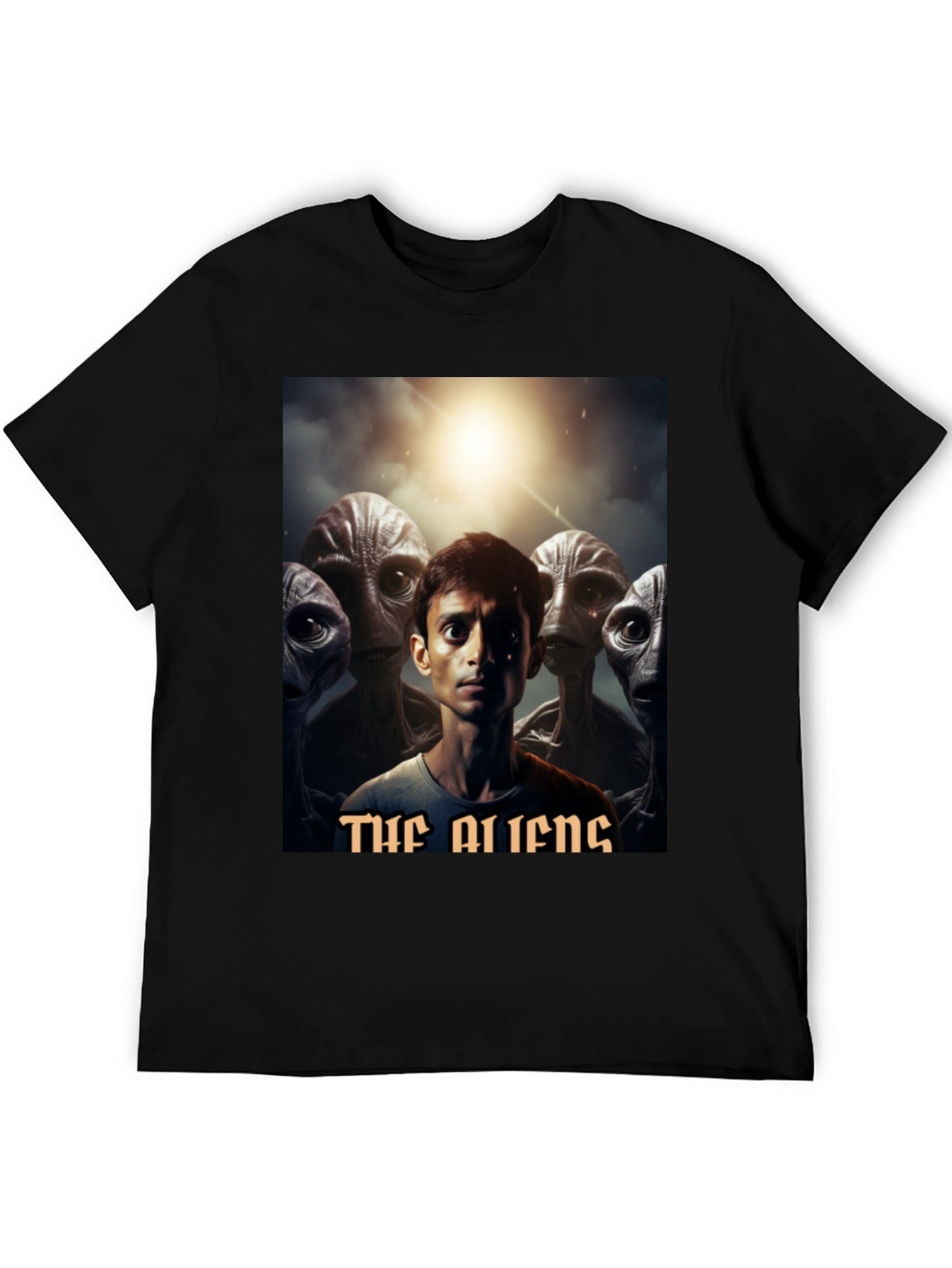 The Aliens Graphic T-Shirt - Black