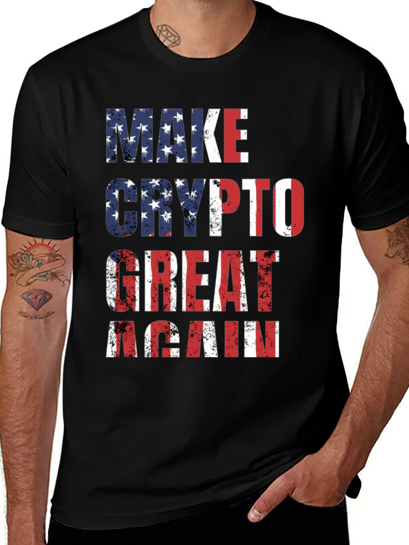 Make Crypto Great Again Graphic T-Shirt