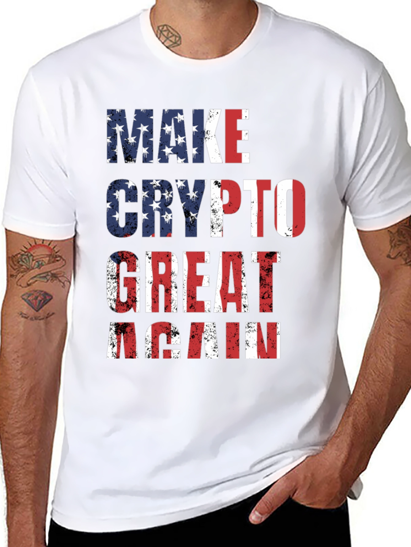 Make Crypto Great Again Graphic T-Shirt