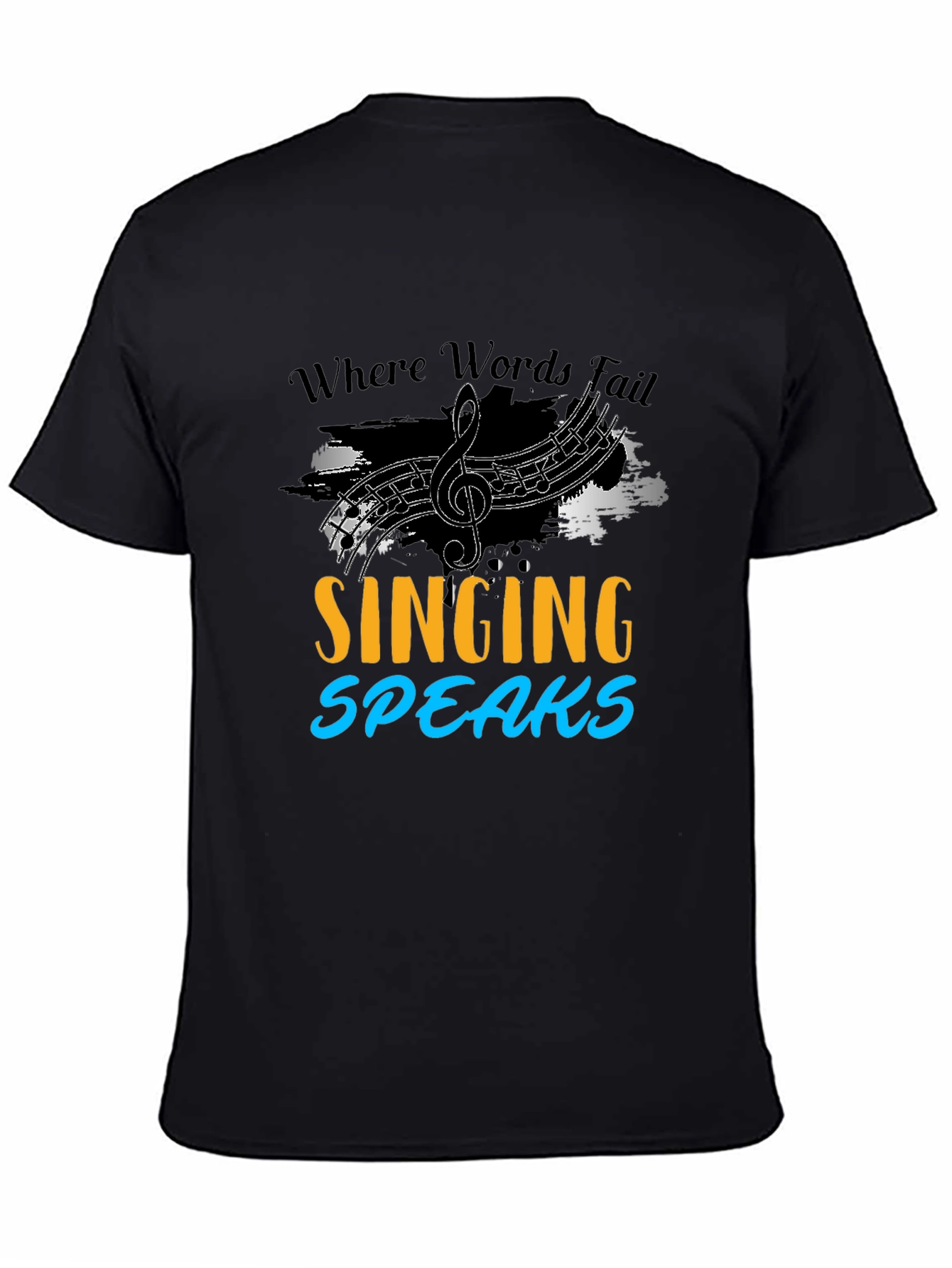 Singing Speaks T-Shirt Music Lover Tee