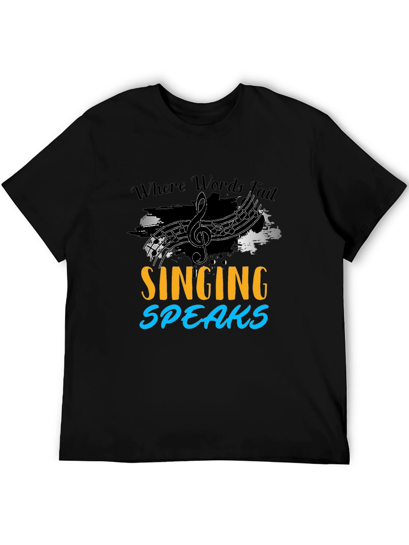 Singing Speaks T-Shirt Music Lover Tee