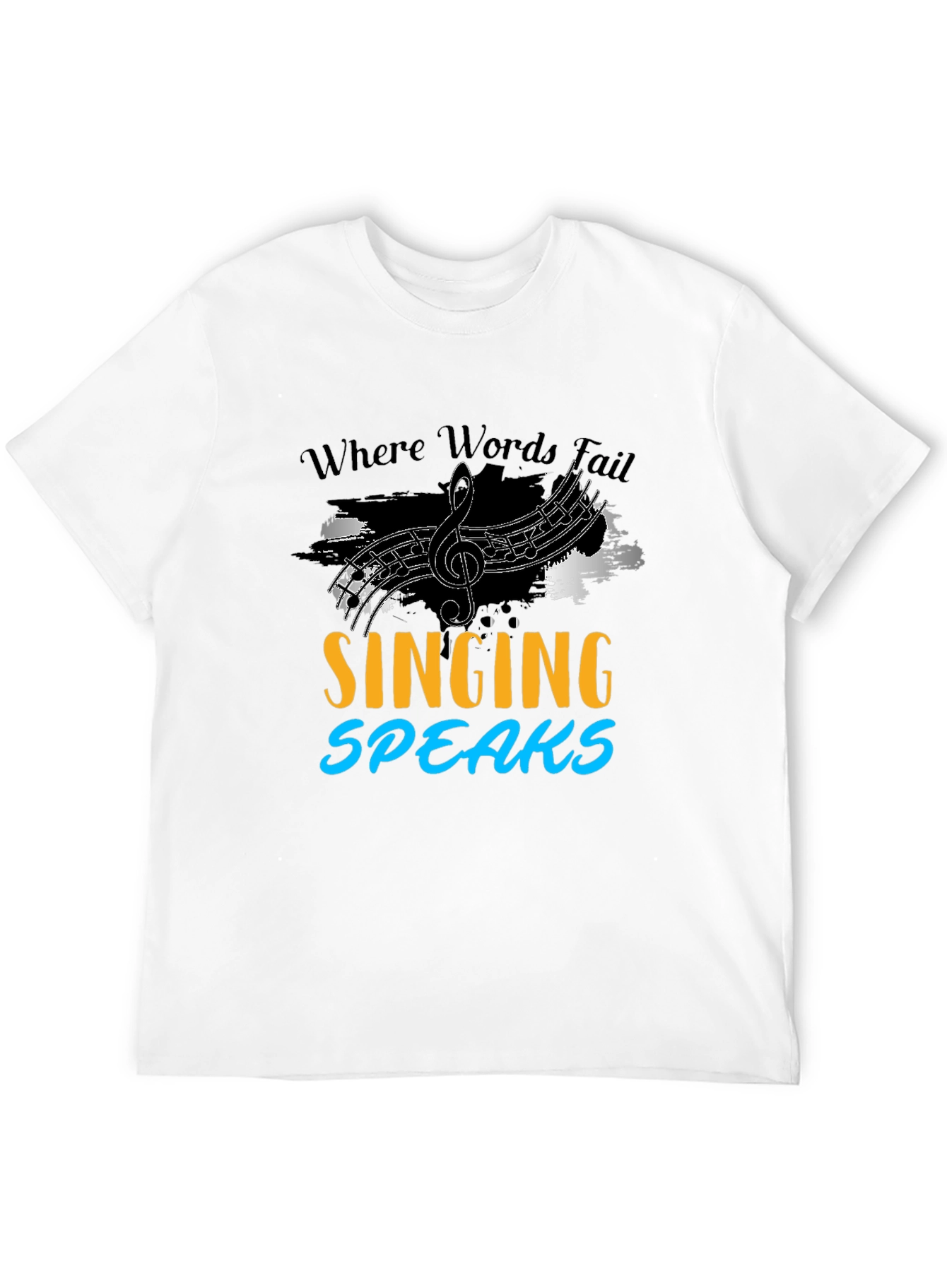 Singing Speaks T-Shirt Music Lover Tee