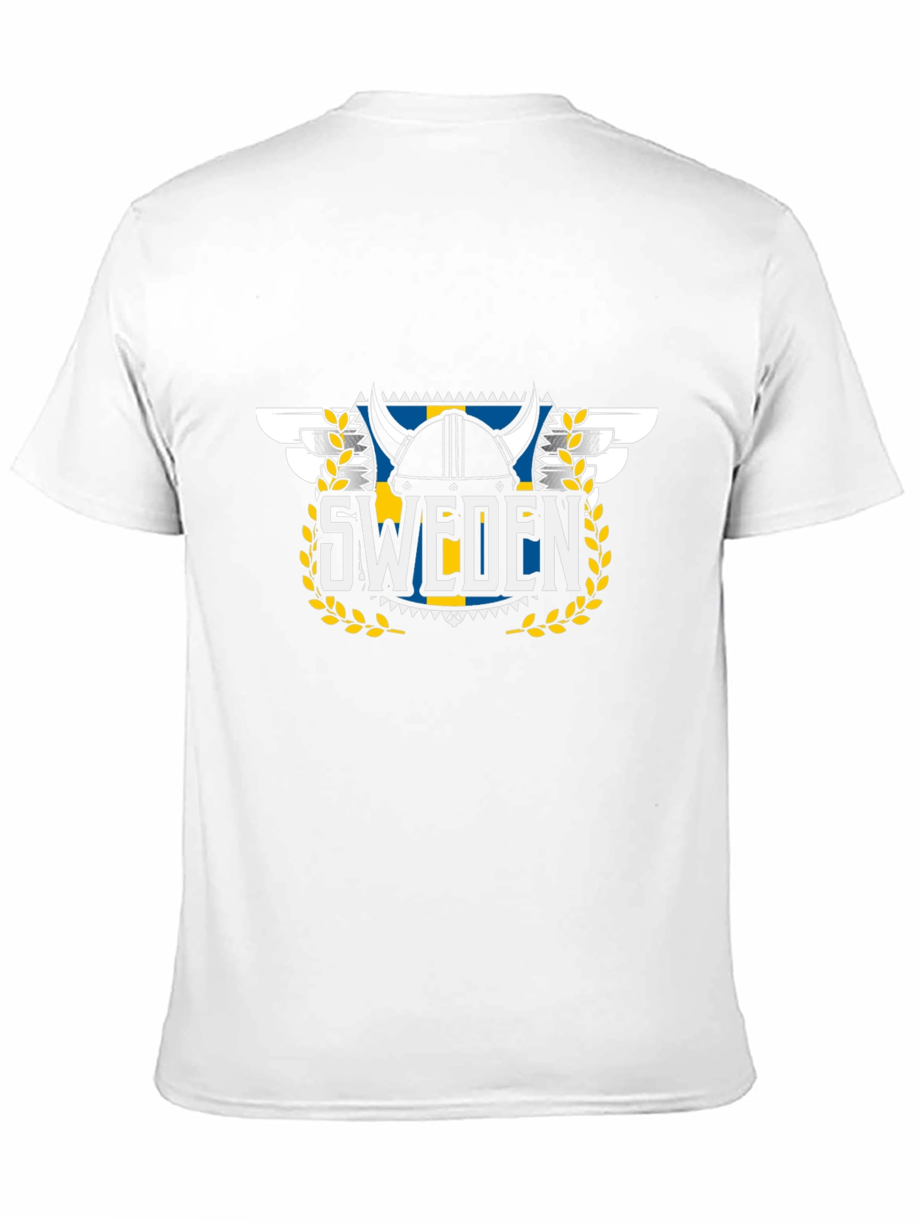 Sweden Viking Helmet Graphic T-Shirt