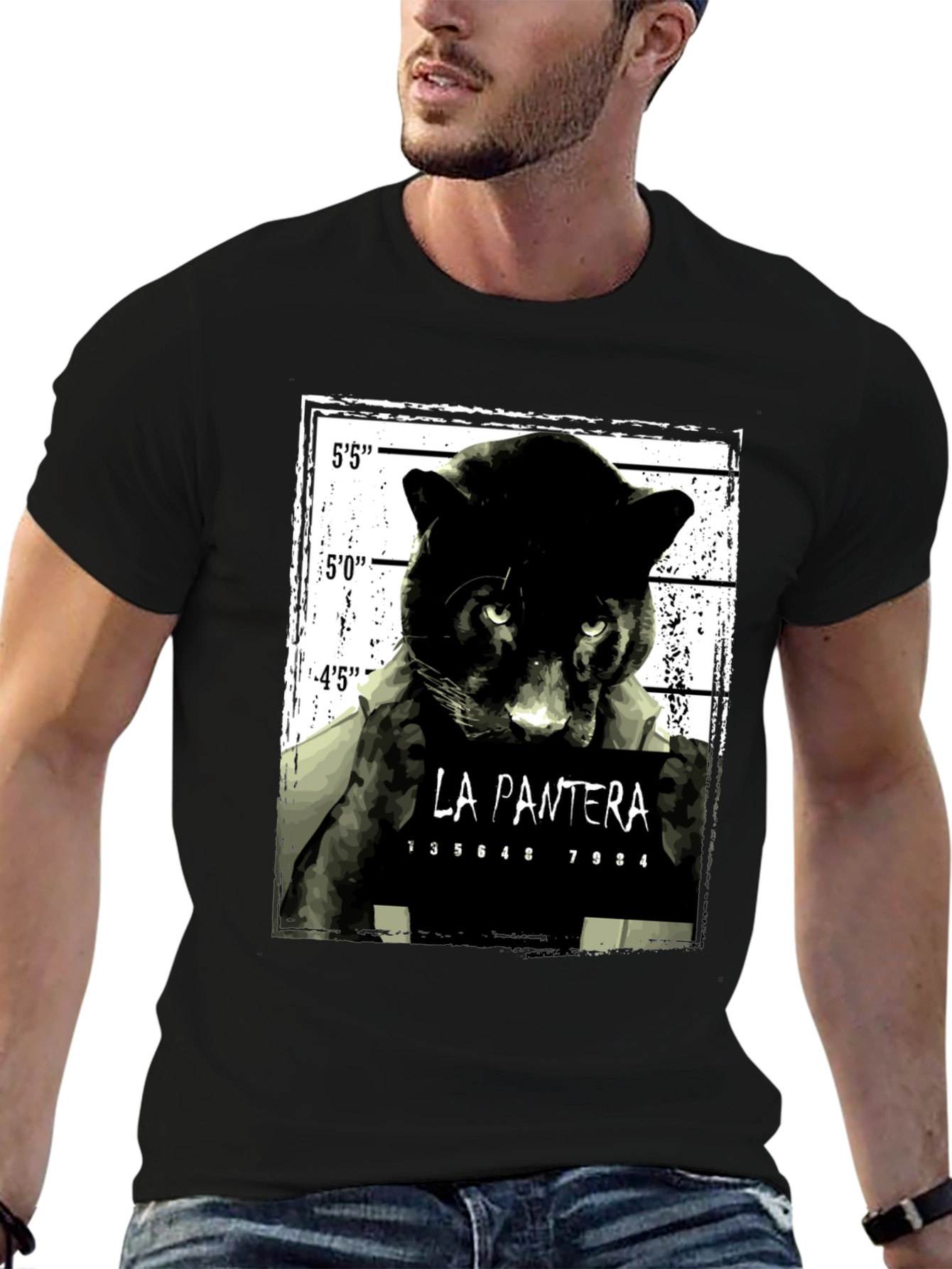 La Pantera Graphic T-Shirt - Black