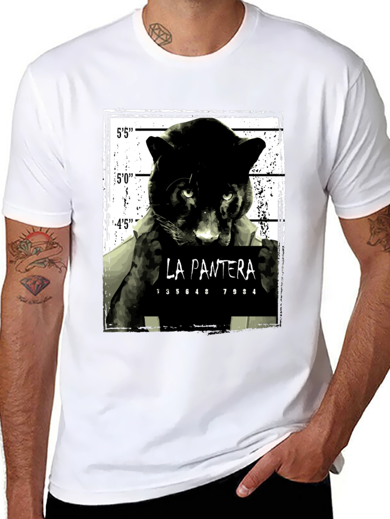 La Pantera Graphic T-Shirt - Black