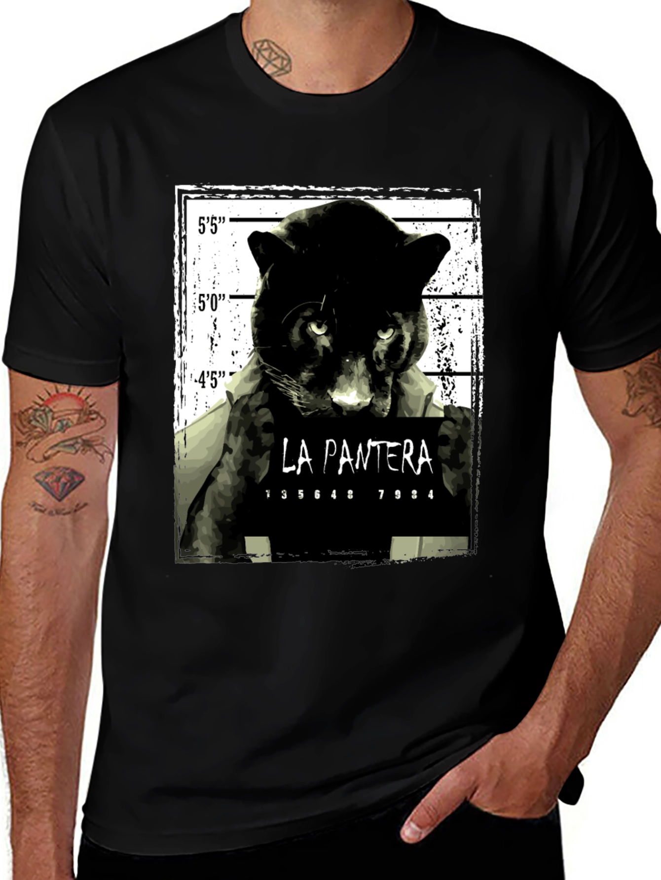 La Pantera Graphic T-Shirt - Black