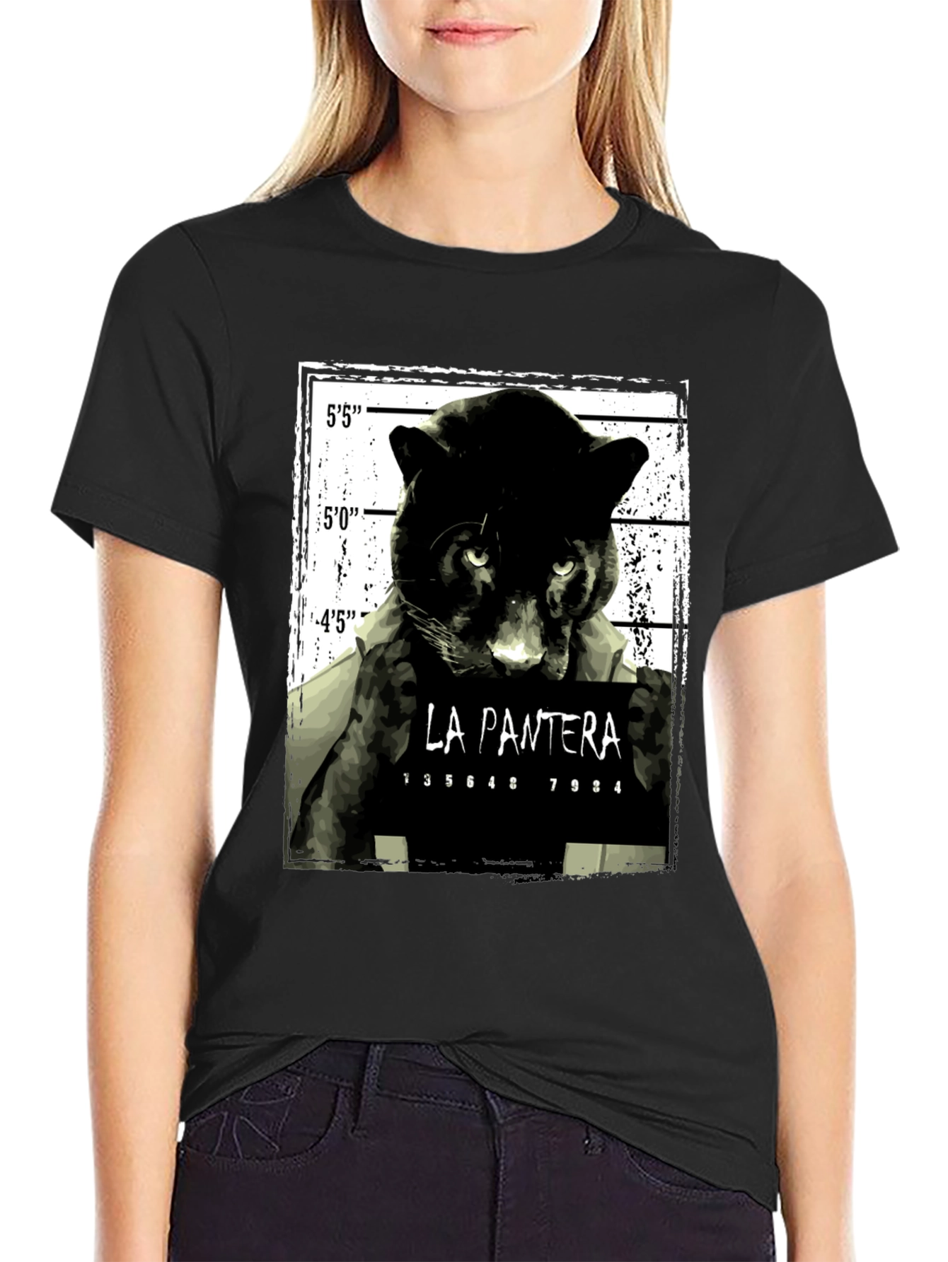 La Pantera Graphic T-Shirt - Black