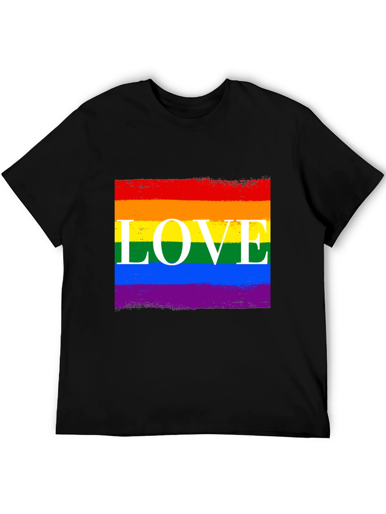 Rainbow LOVE Graphic Tee