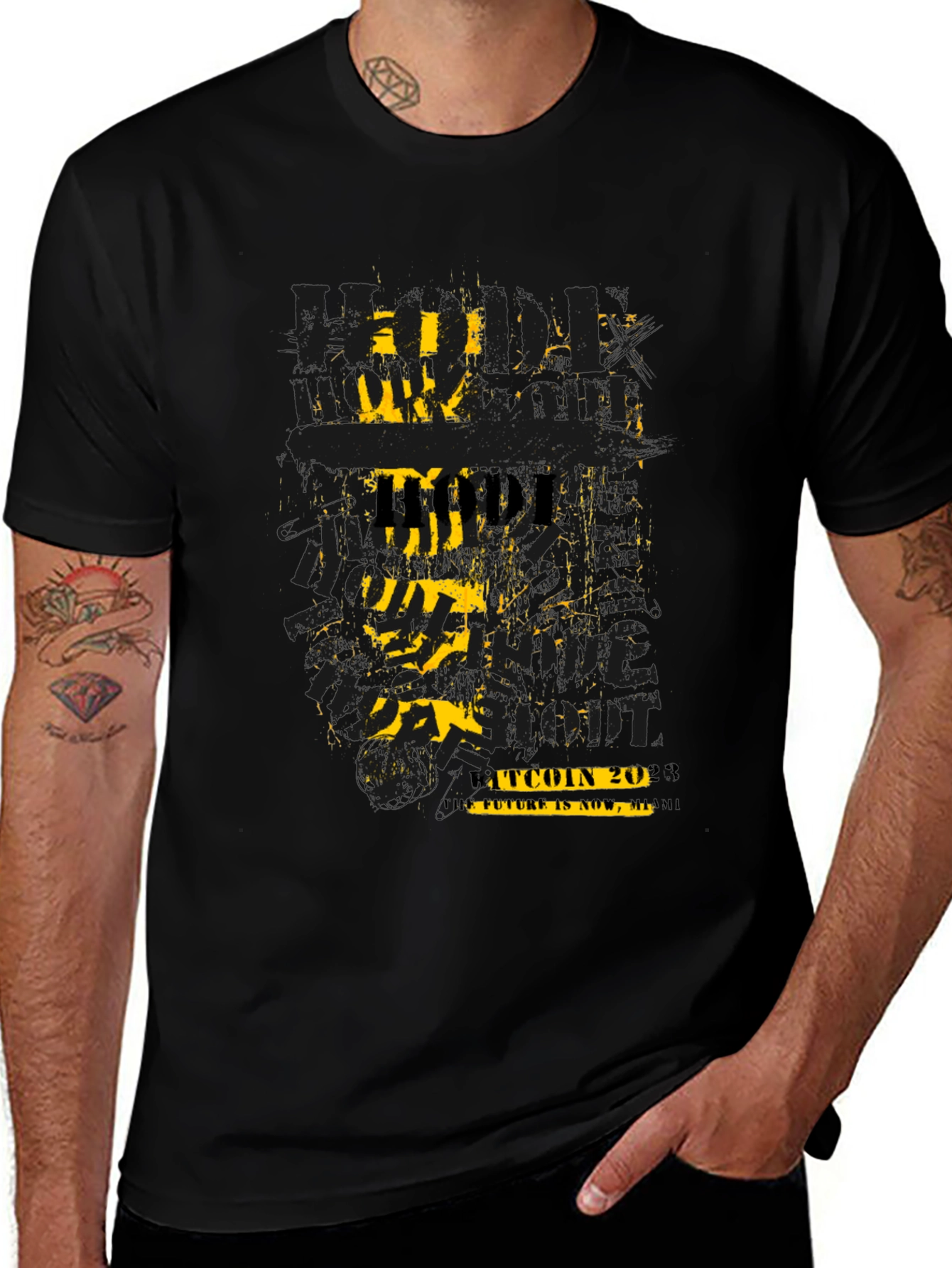 Bitcoin 2023 Graphic Black T-Shirt