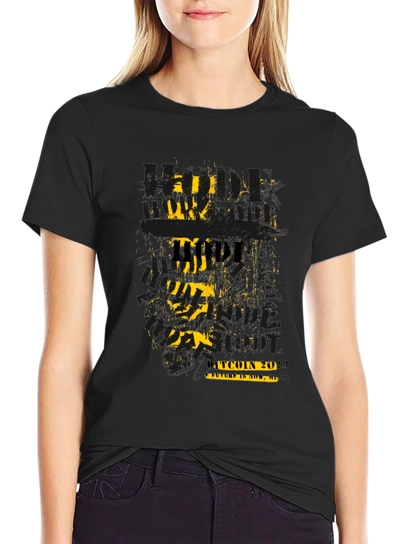 Bitcoin 2023 Graphic Black T-Shirt