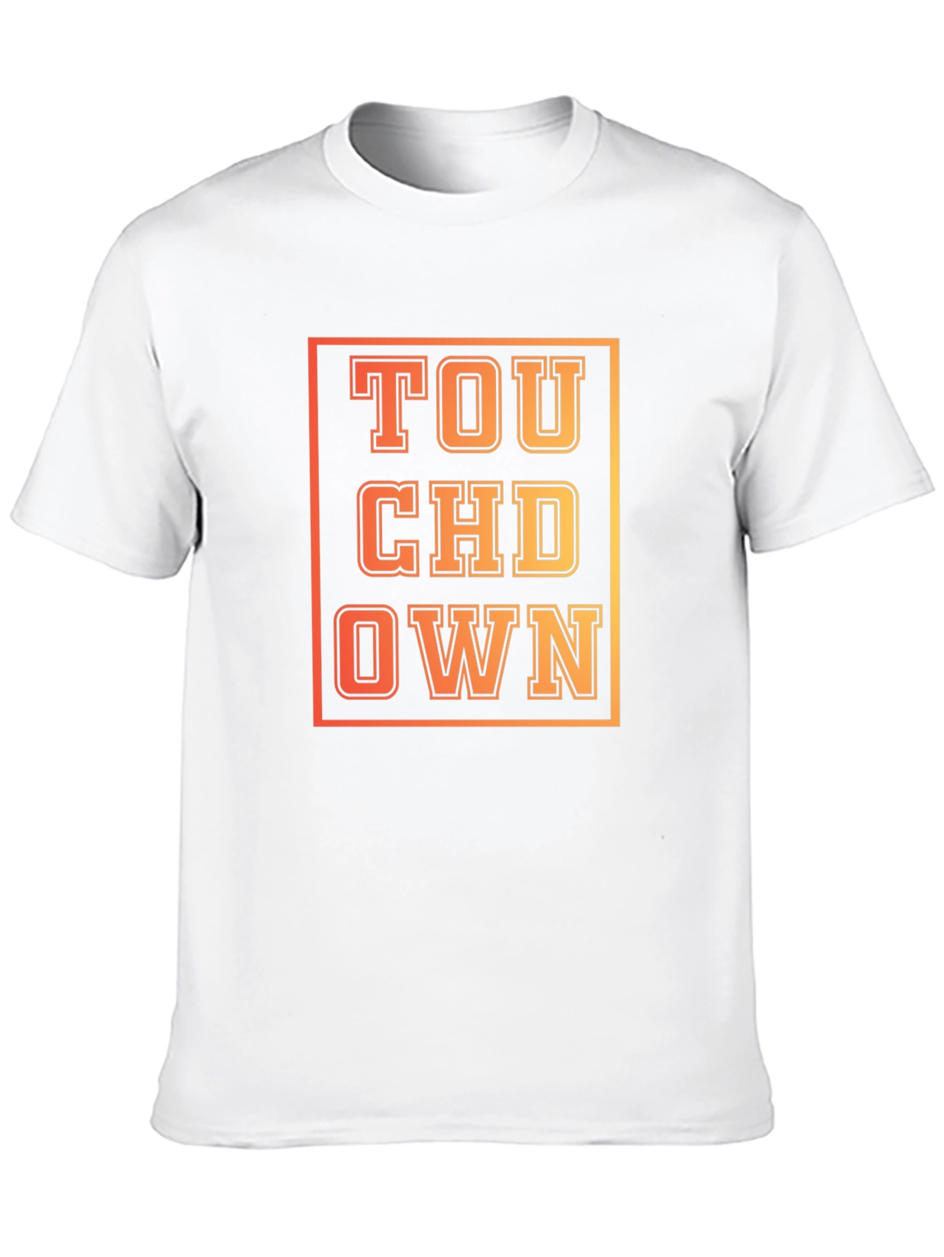 Touchdown Graphic Print Black T-Shirt