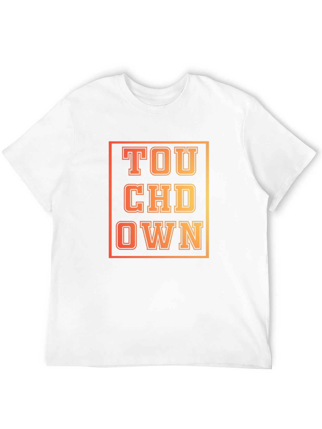 Touchdown Graphic Print Black T-Shirt