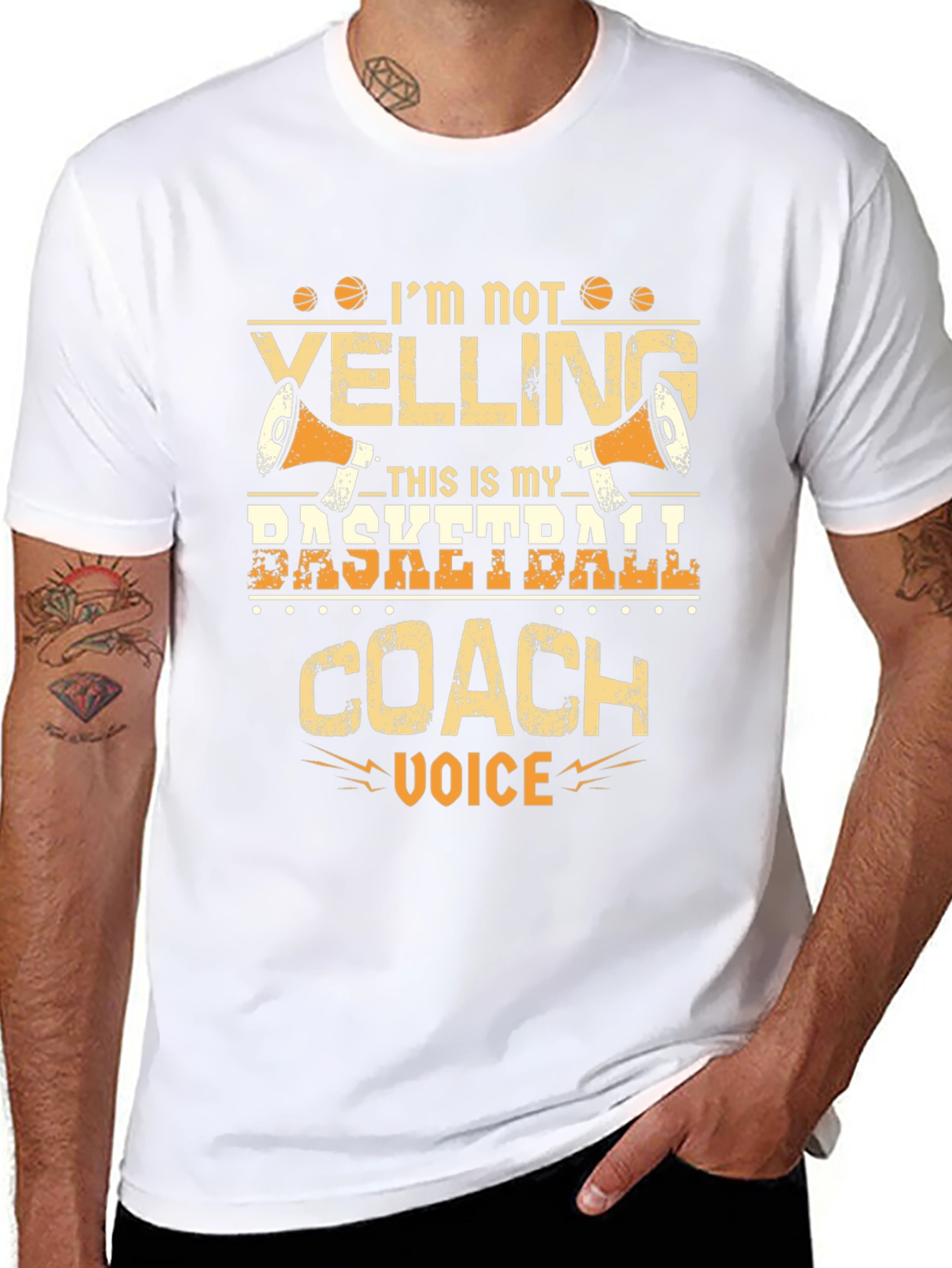 Basketball Coach Graphic T-Shirt - Funny Sports Tee