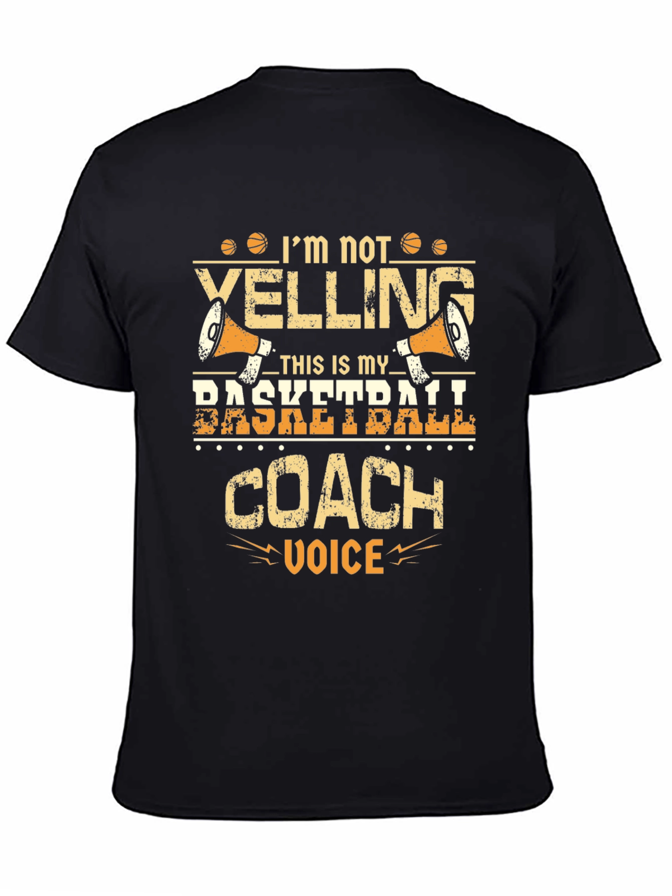 Basketball Coach Graphic T-Shirt - Funny Sports Tee