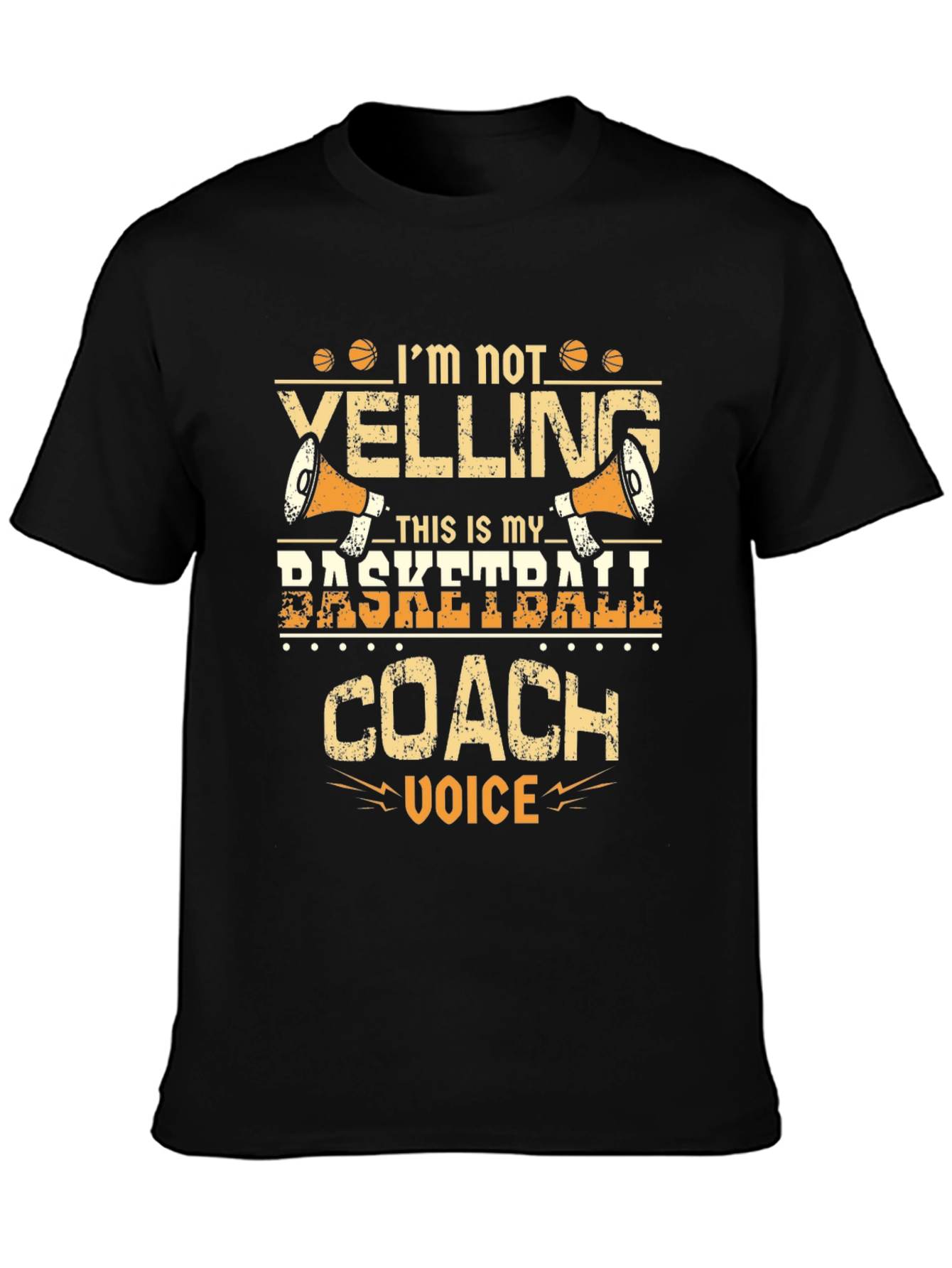 Basketball Coach Graphic T-Shirt - Funny Sports Tee