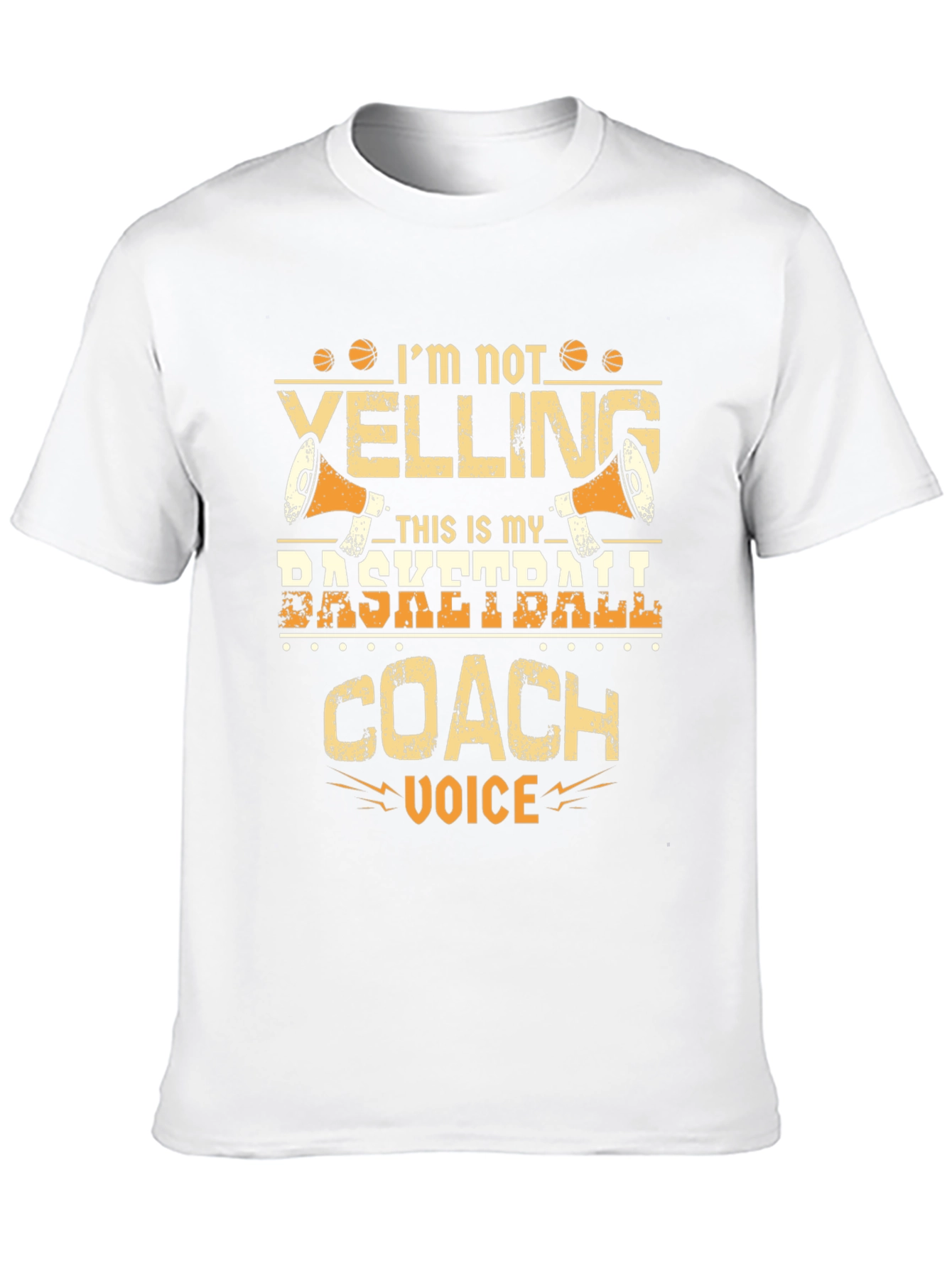 Basketball Coach Graphic T-Shirt - Funny Sports Tee