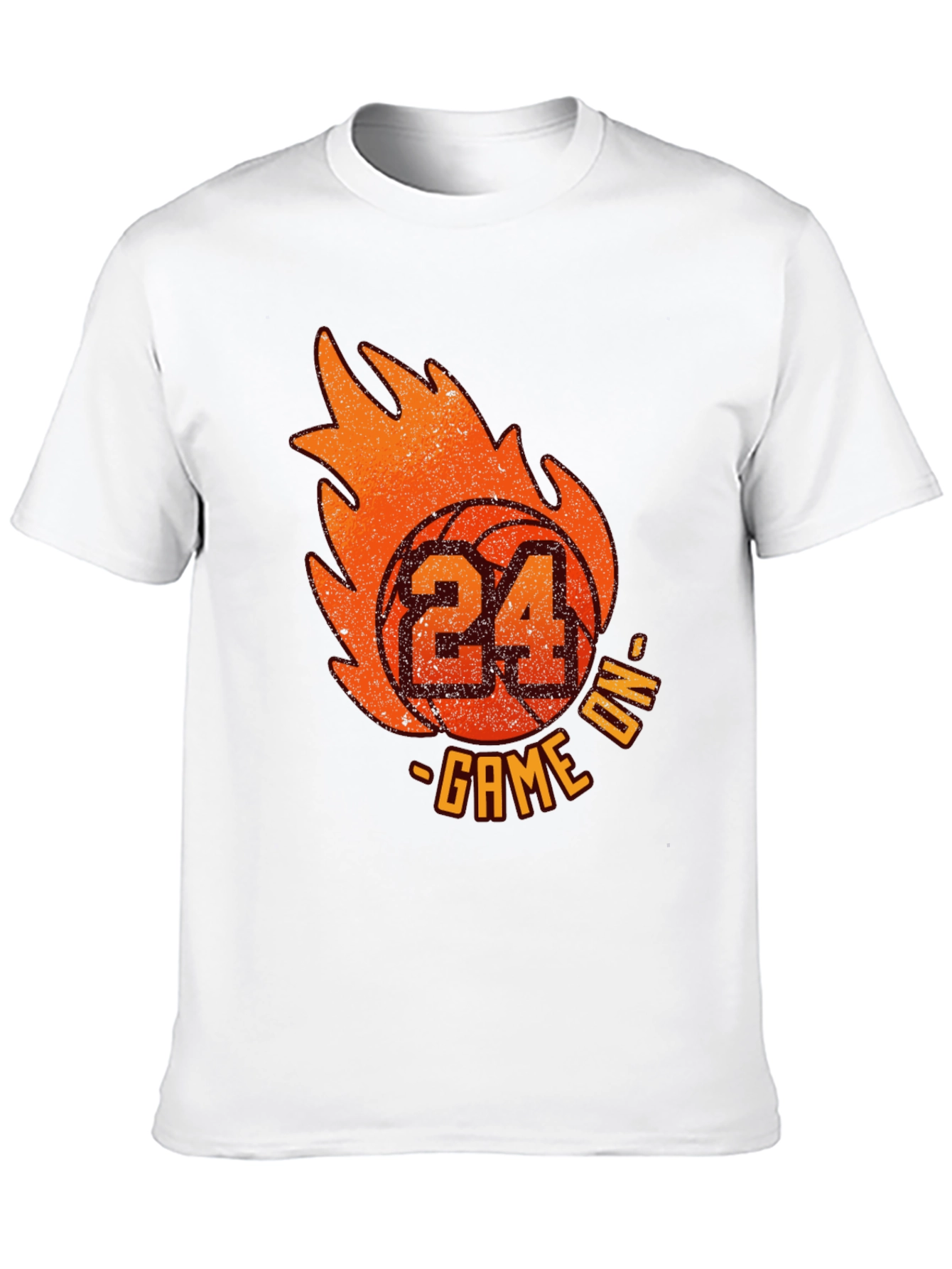 Basketball 24 Game On Graphic T-Shirt