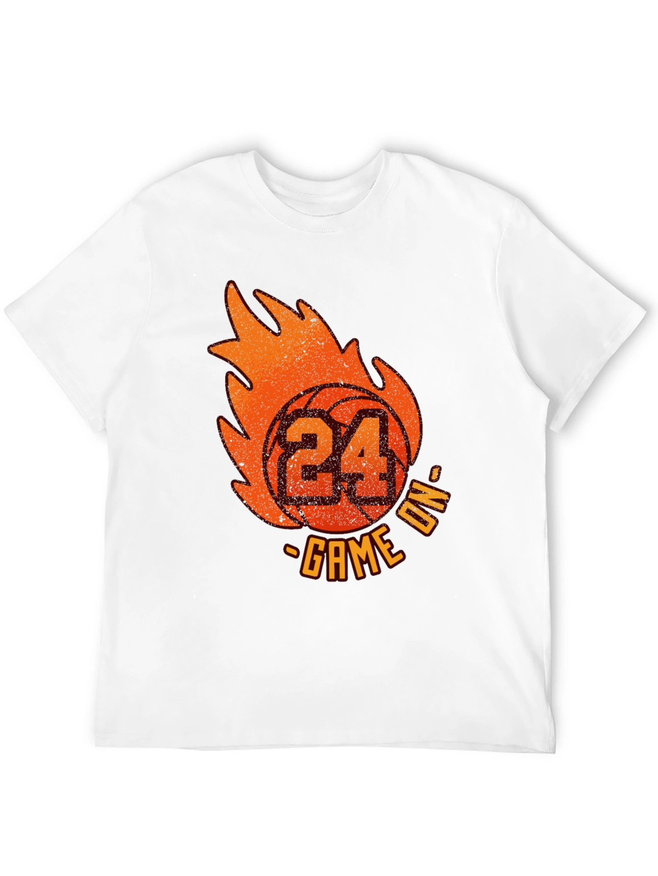Basketball 24 Game On Graphic T-Shirt