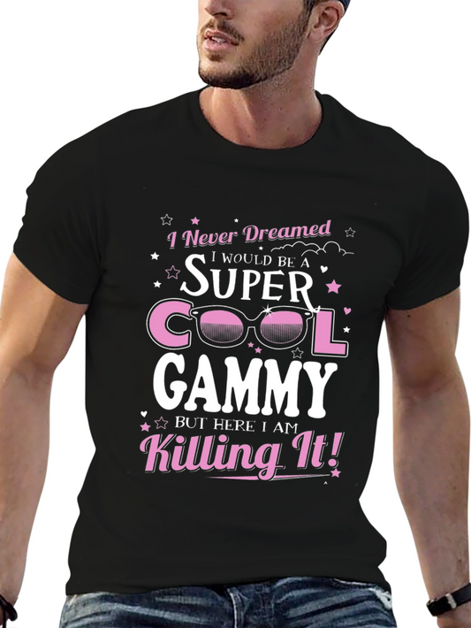 Super Cool Gammy T-Shirt - Novelty Graphic Tee