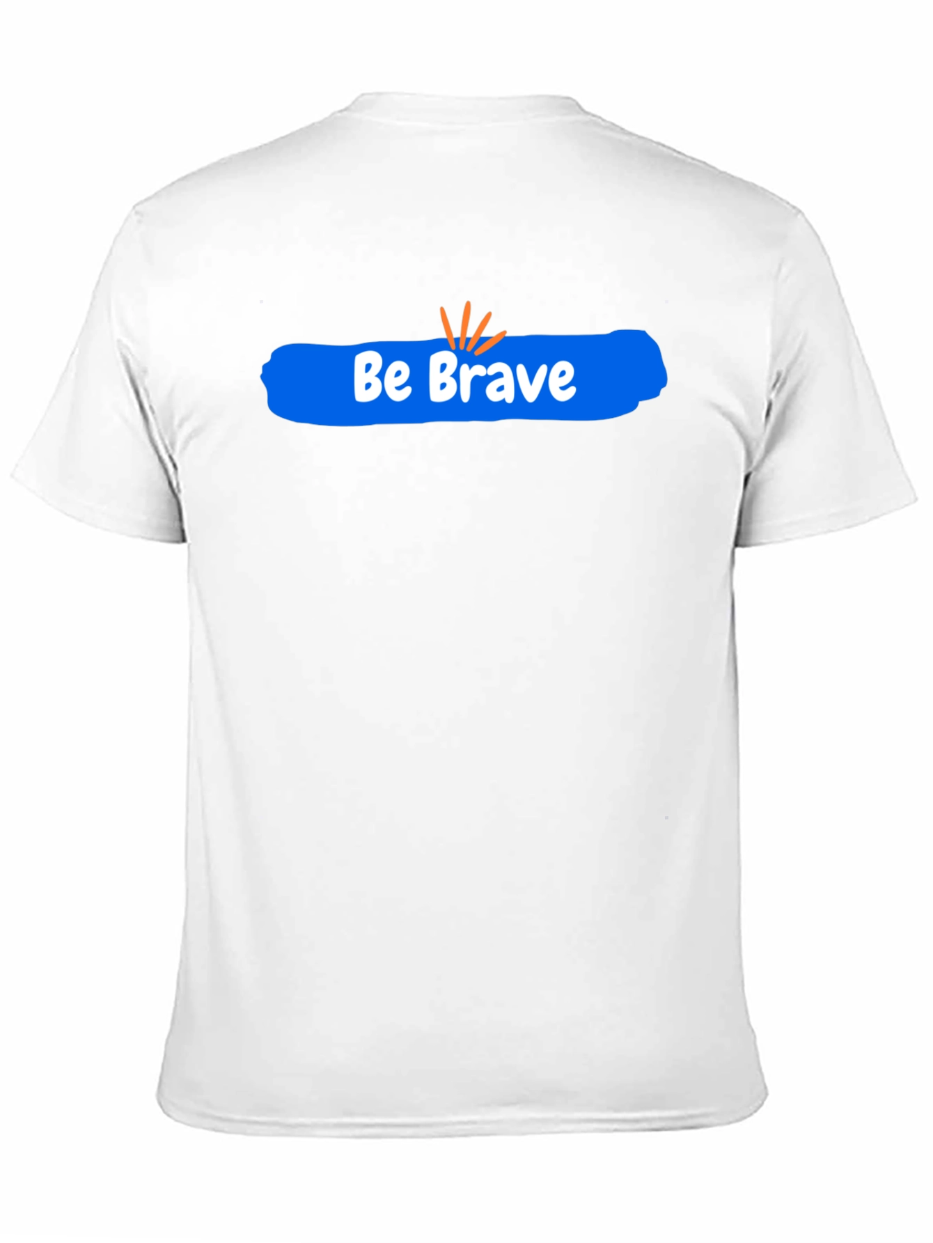 Be Brave Graphic Tee - Black Cotton Comfort