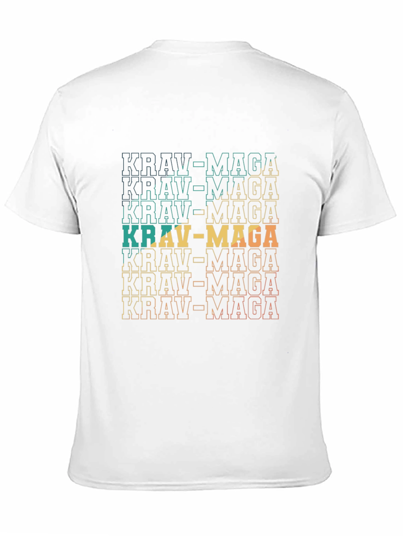 Krav Maga Graphic Tee - Retro Martial Arts Style