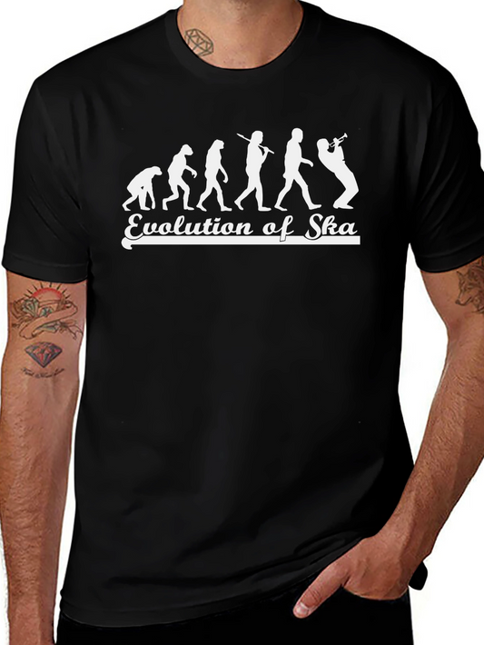 Evolution of Ska Graphic T-Shirt - Black