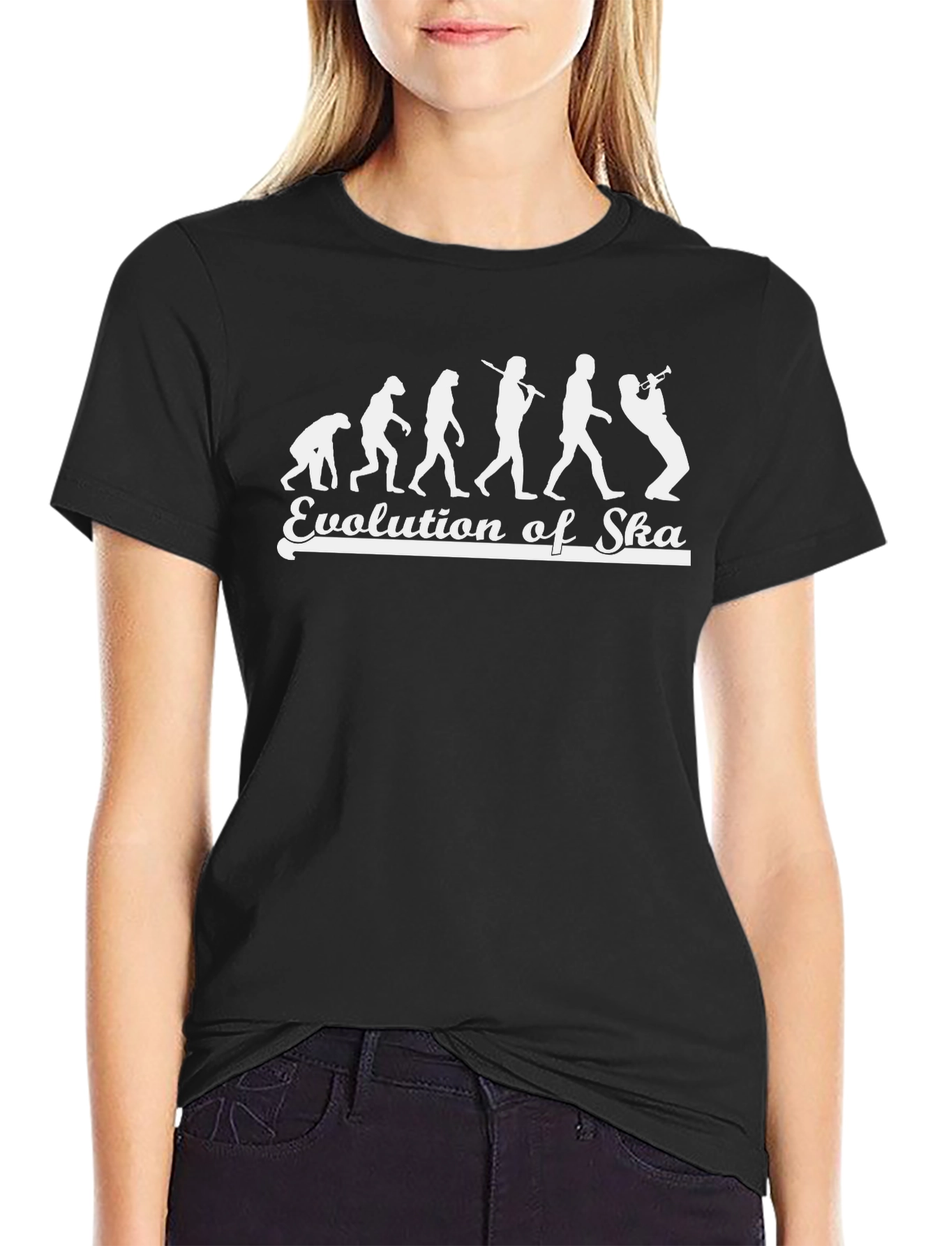 Evolution of Ska Graphic T-Shirt - Black