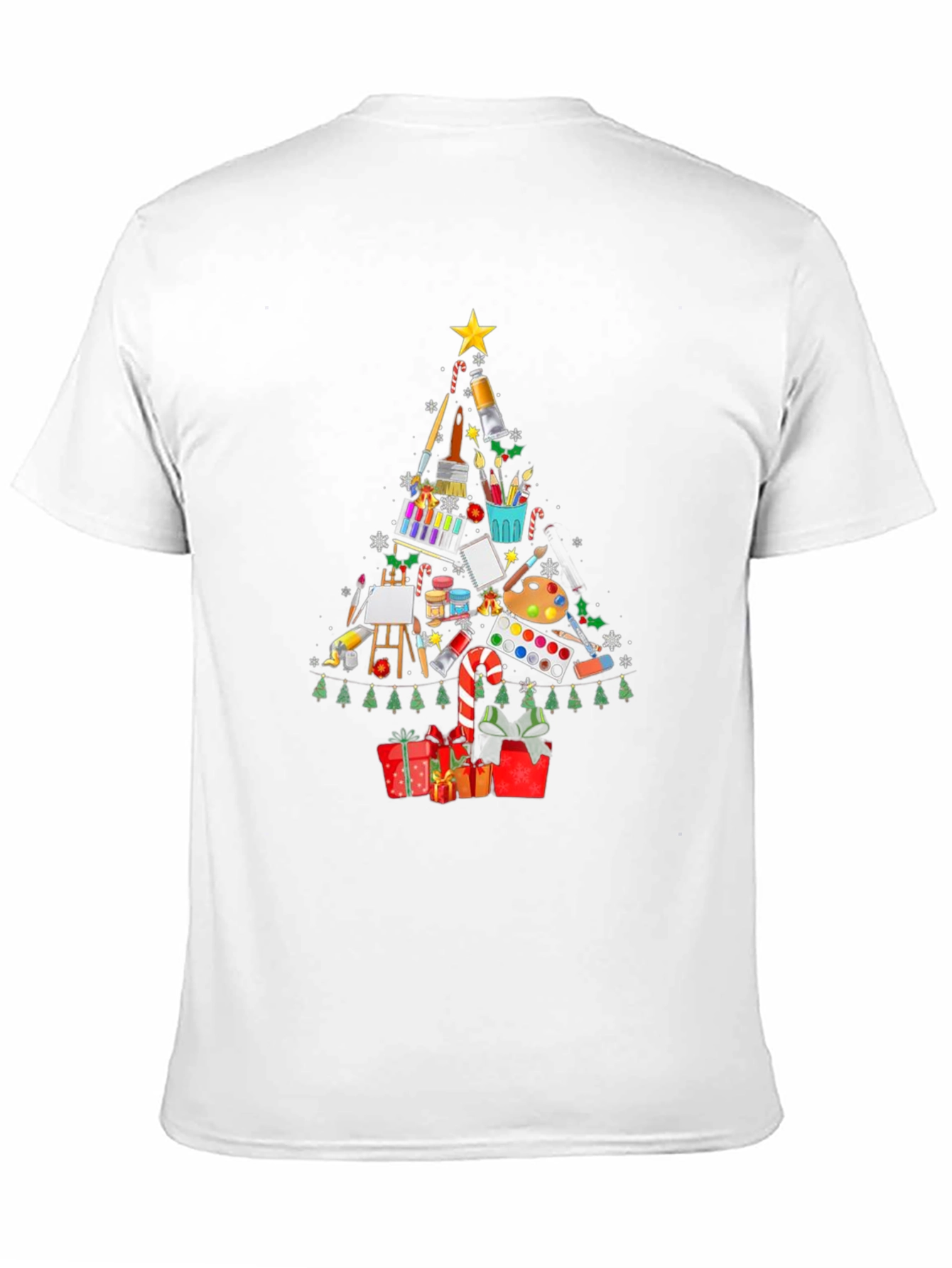 Artist Christmas Tree T-Shirt