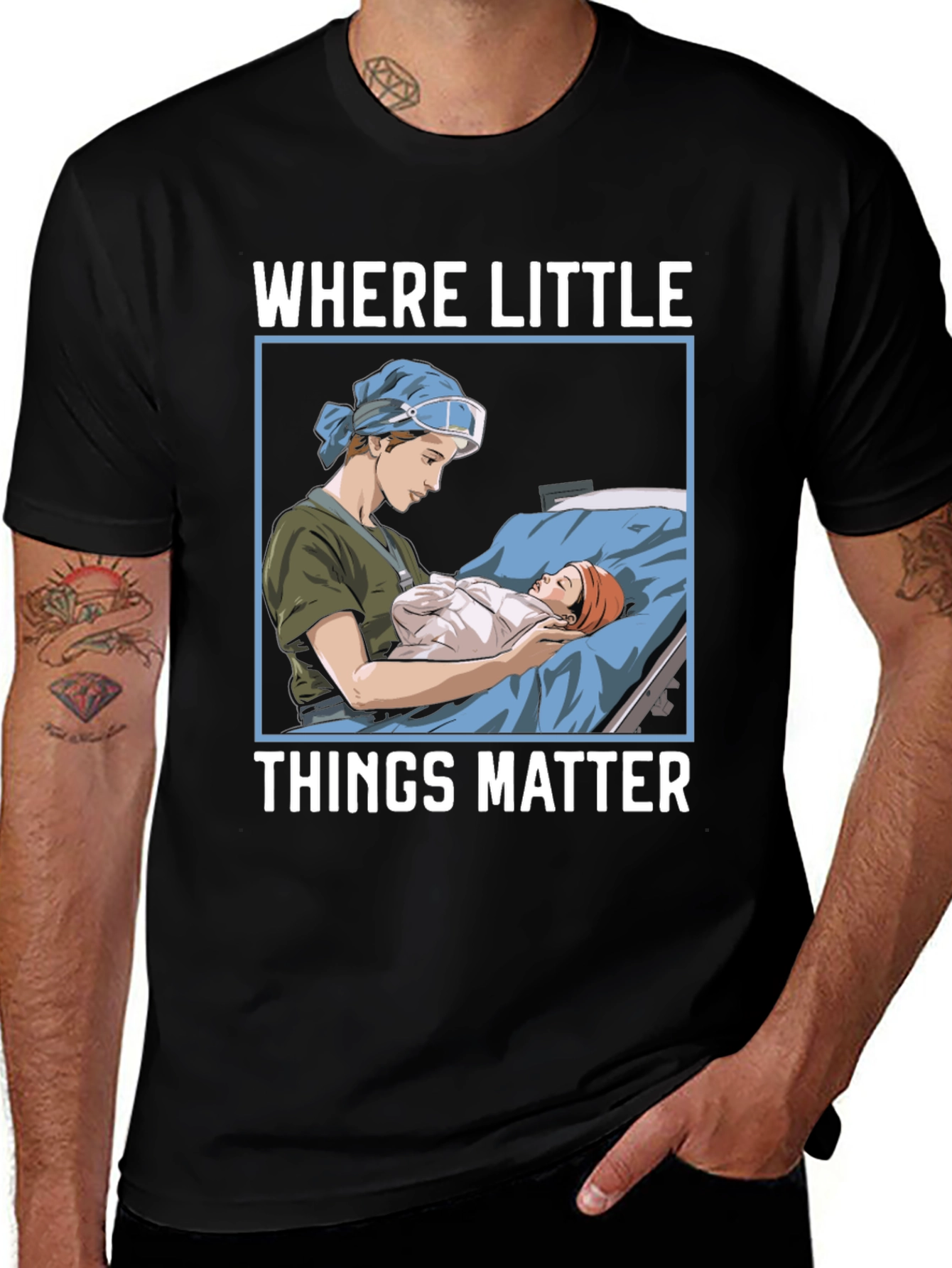 Where Little Things Matter Nurse T-Shirt