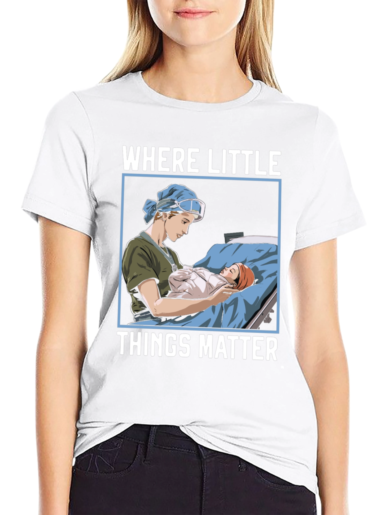 Where Little Things Matter Nurse T-Shirt