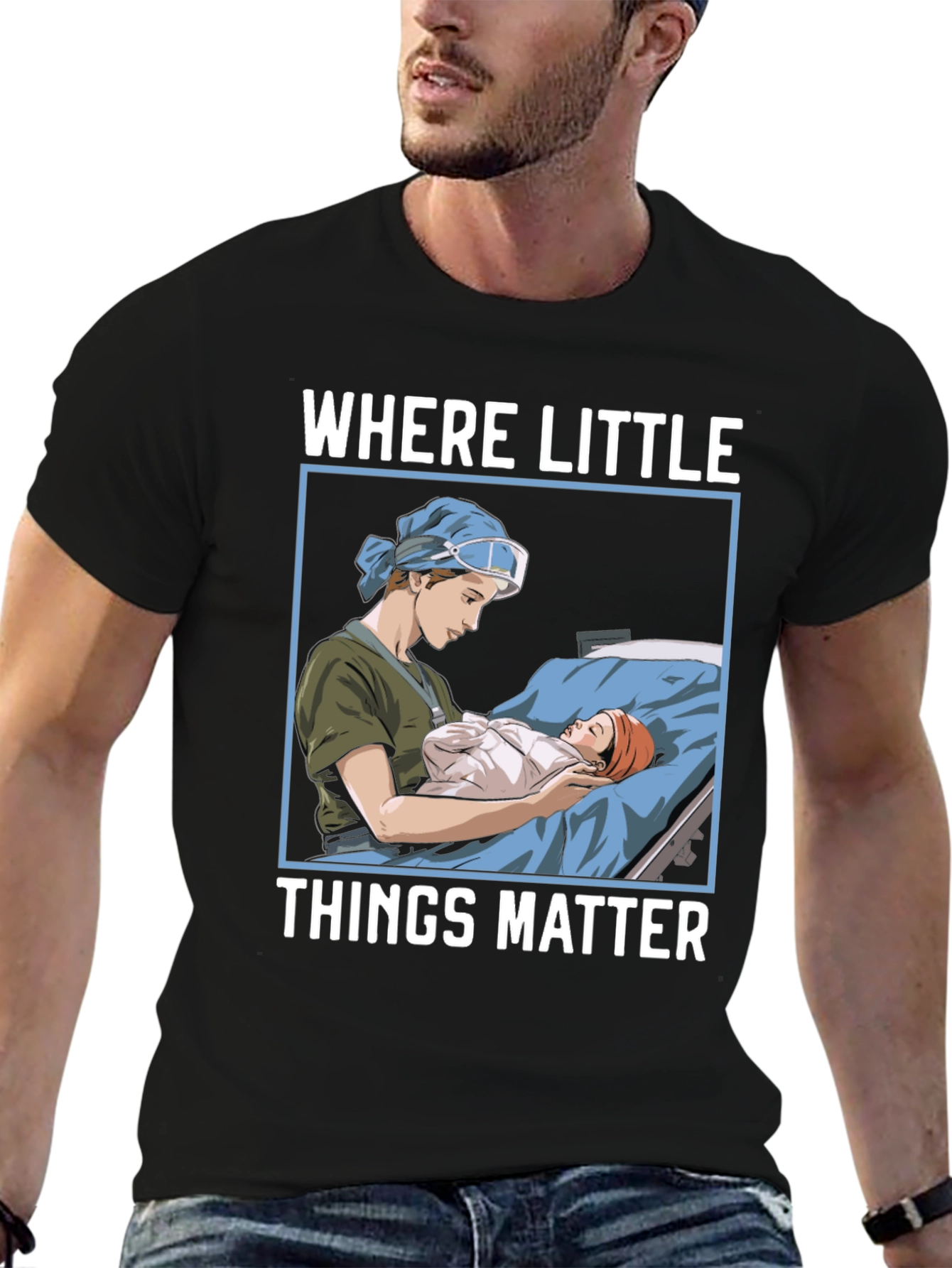Where Little Things Matter Nurse T-Shirt
