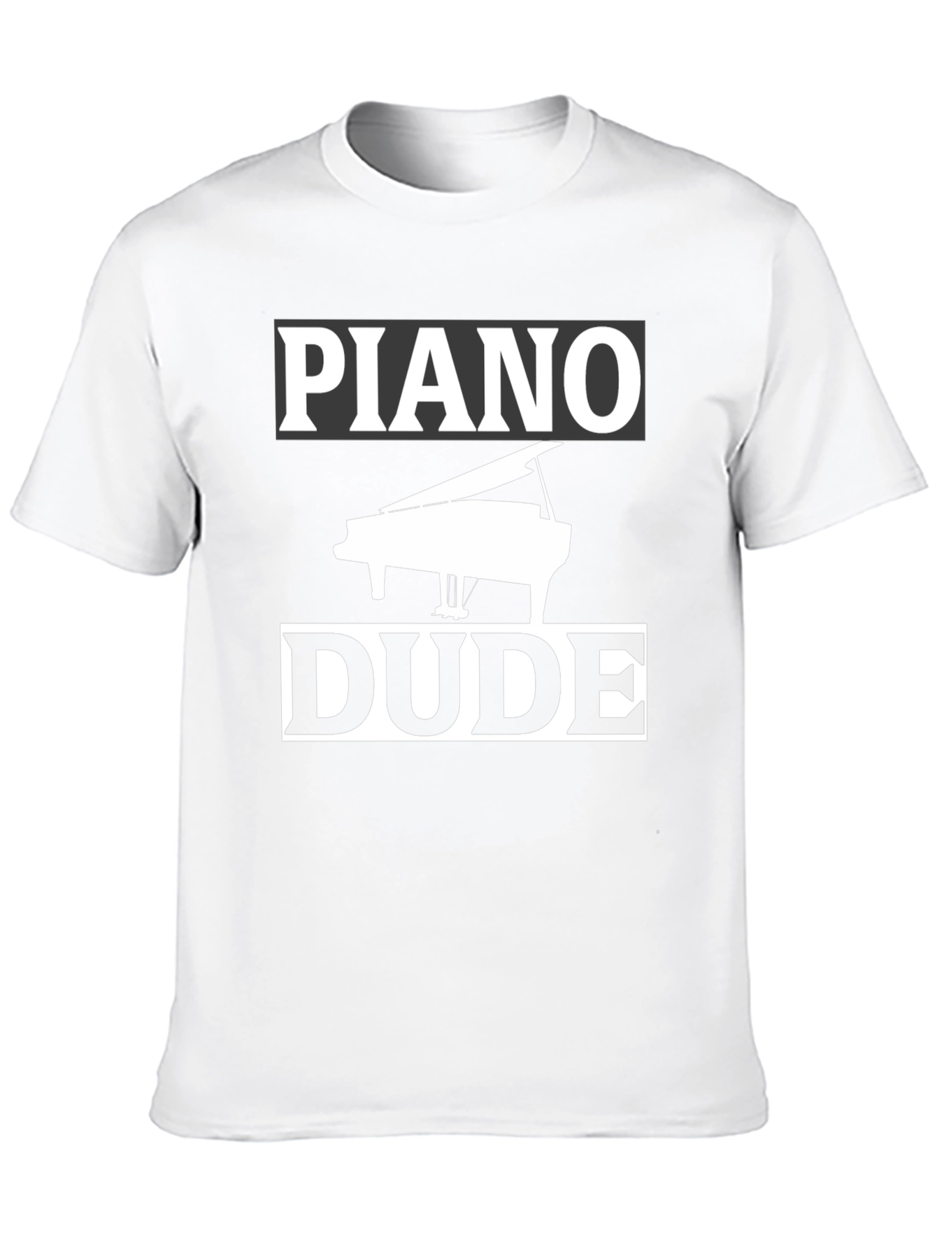 Piano Dude Black Graphic T-Shirt