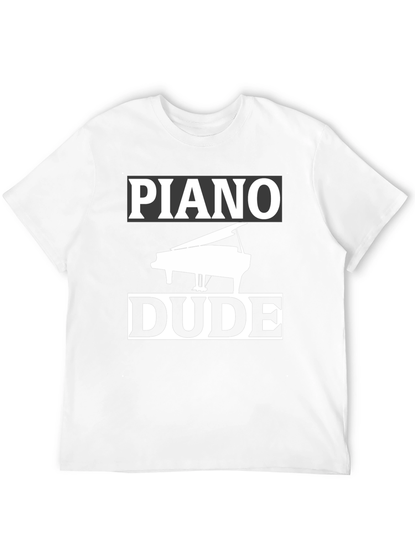 Piano Dude Black Graphic T-Shirt