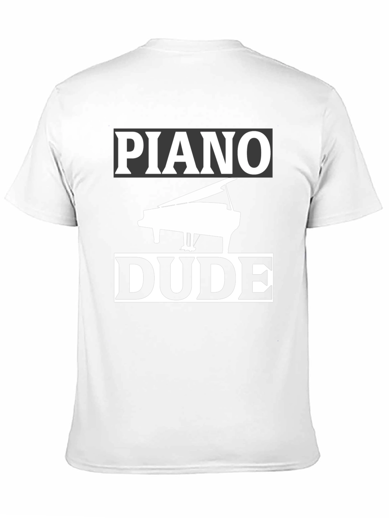 Piano Dude Black Graphic T-Shirt