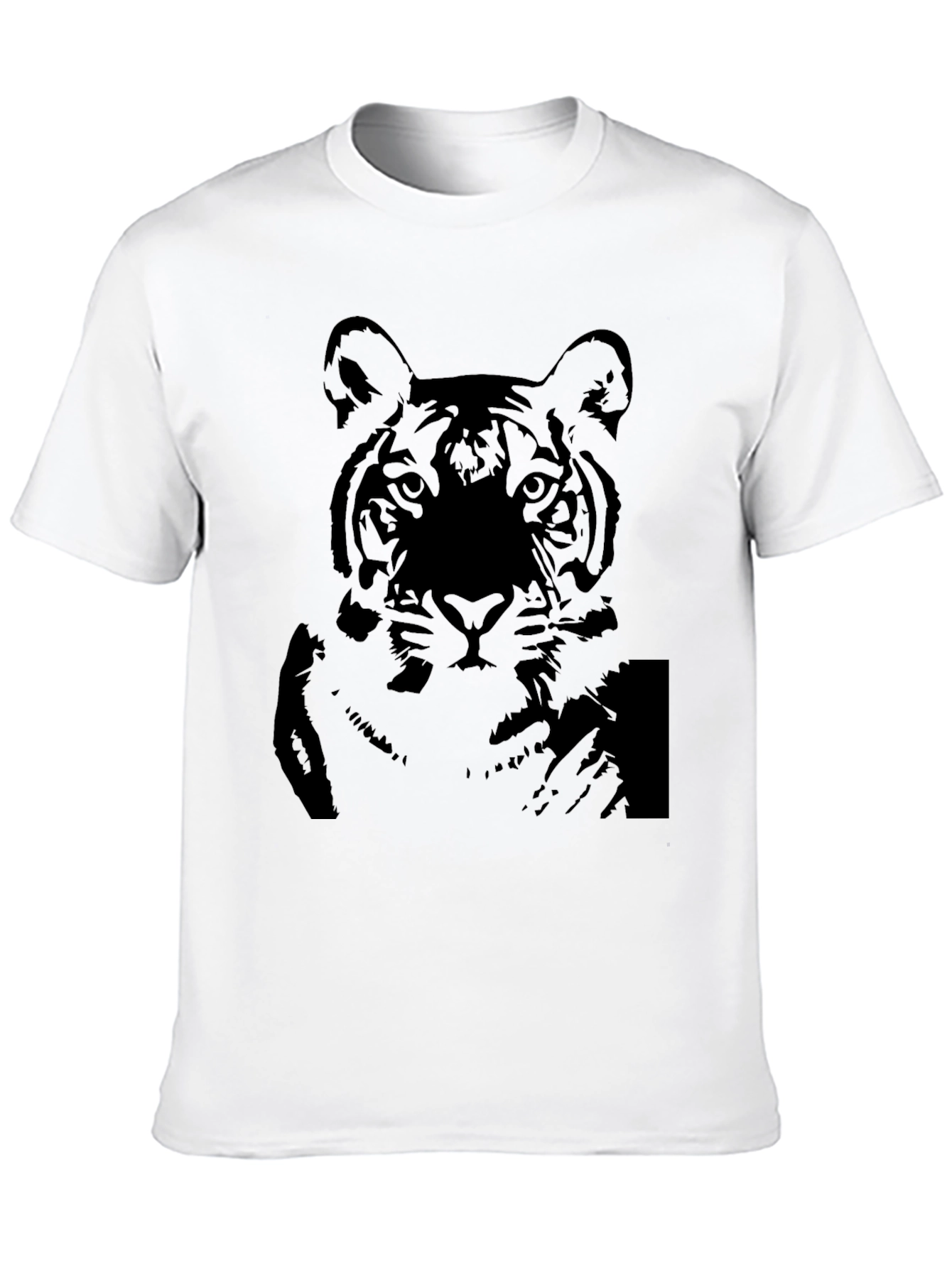 Black Tiger Graphic T-Shirt